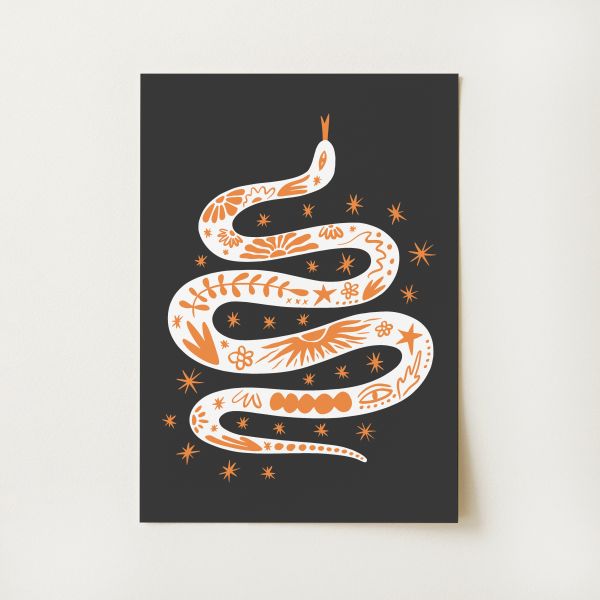 Magic Snake Print