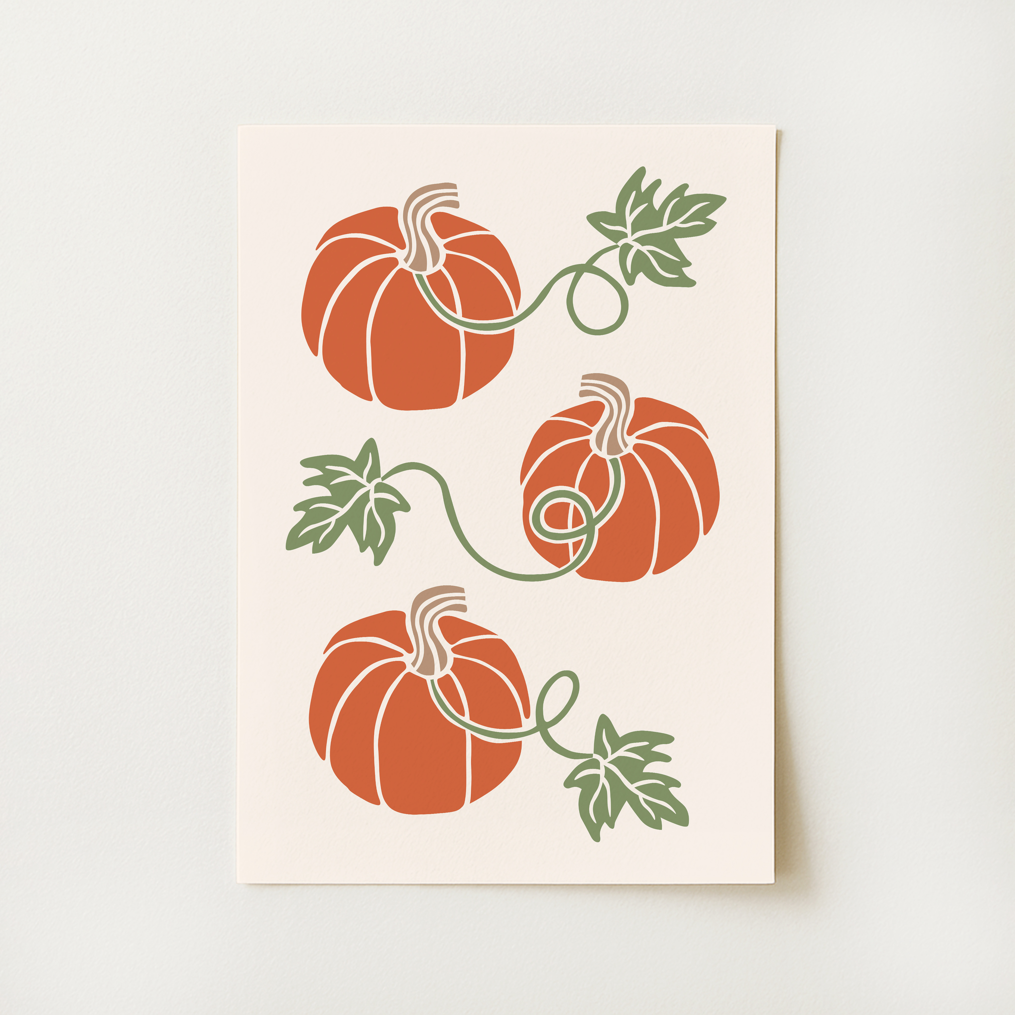 Cute Pumpkins Print