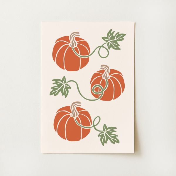 Cute Pumpkins Print
