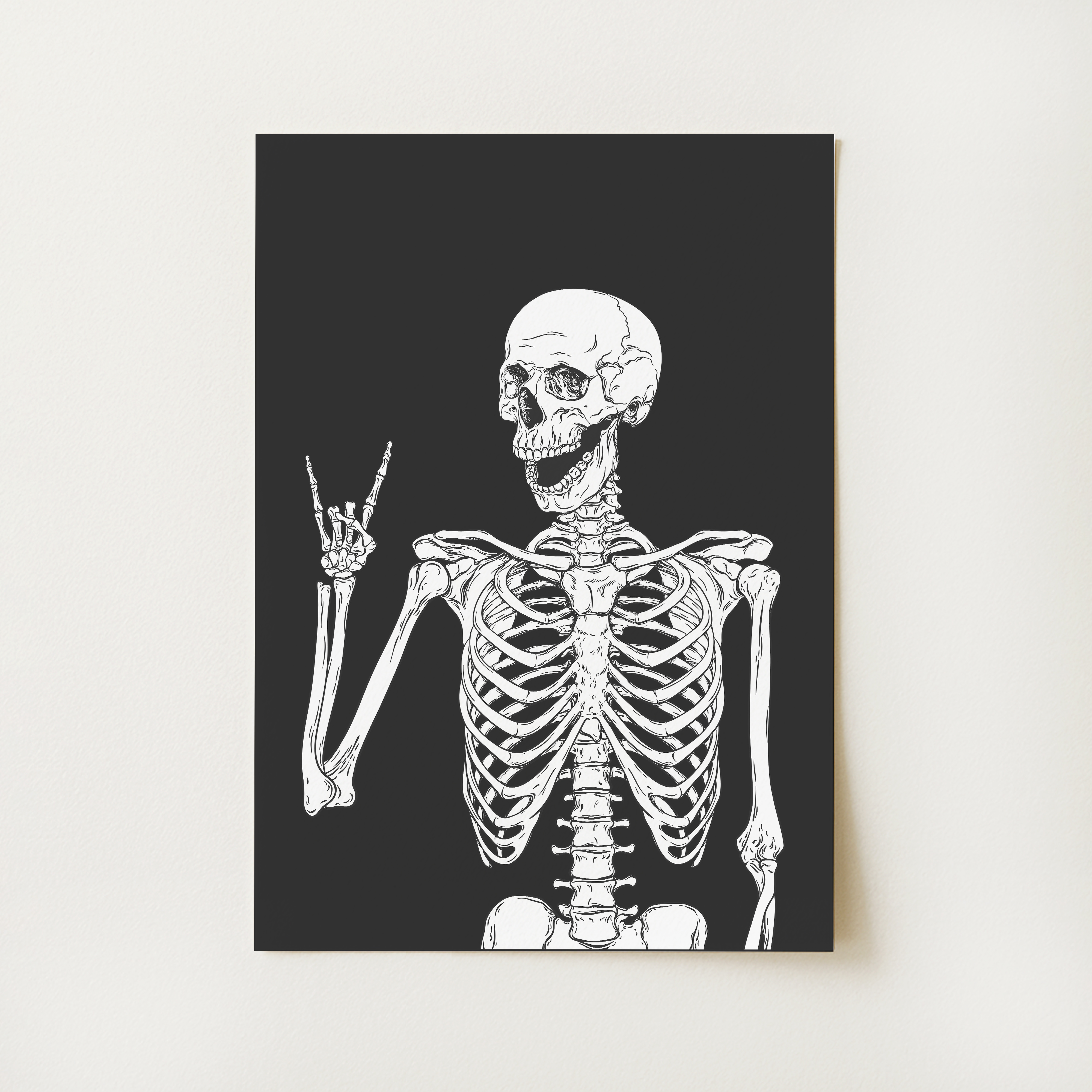 Skeleton Print