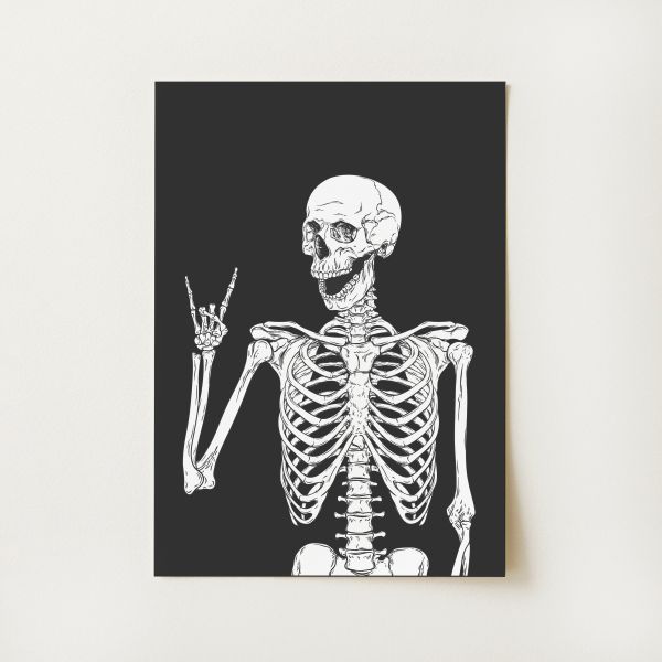 Skeleton Print