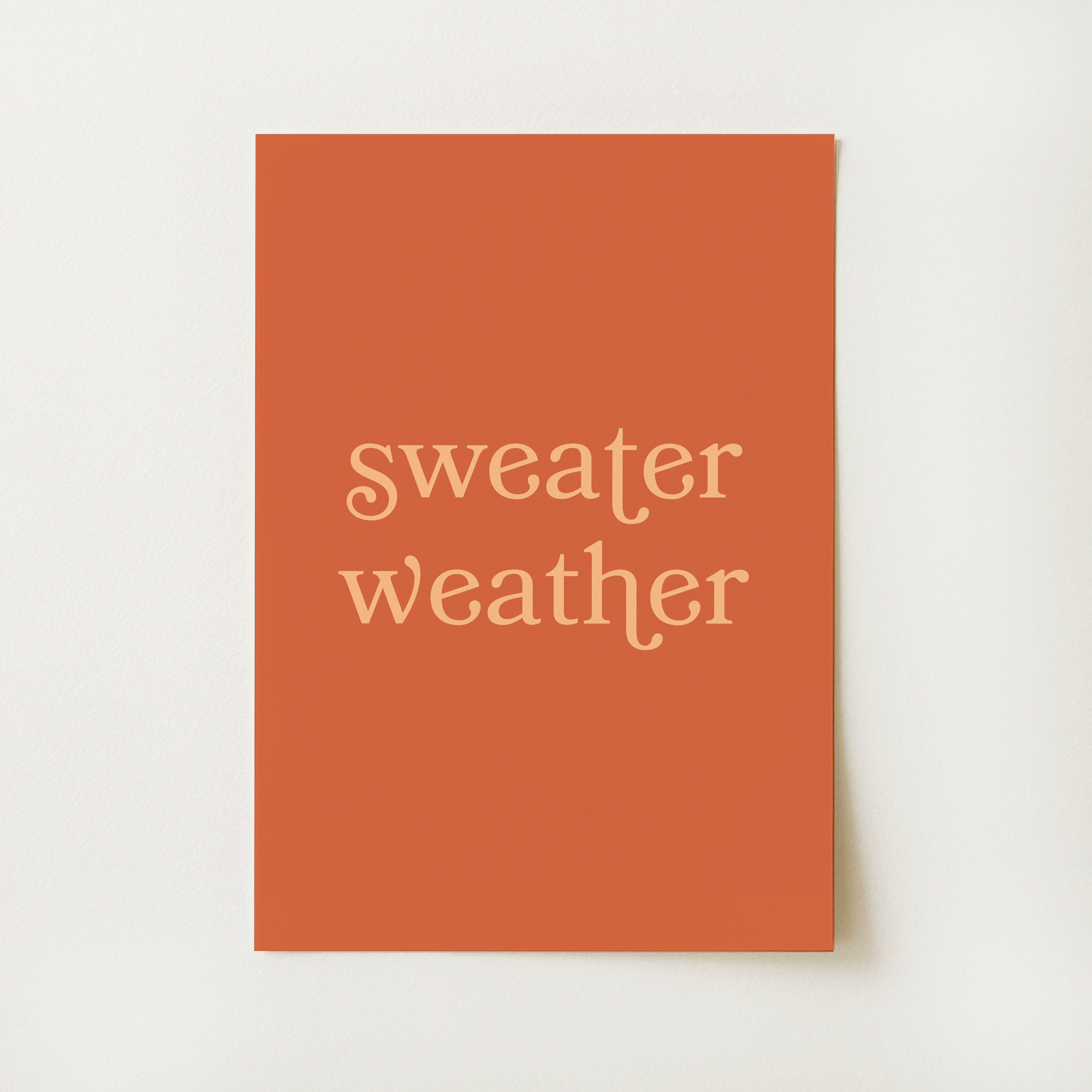 Sweater Weather Print