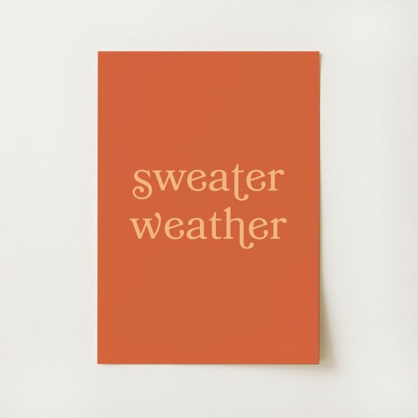 Sweater Weather Print