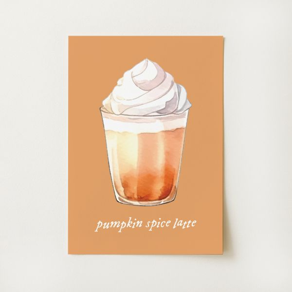 Pumpkin Spice Latte Print