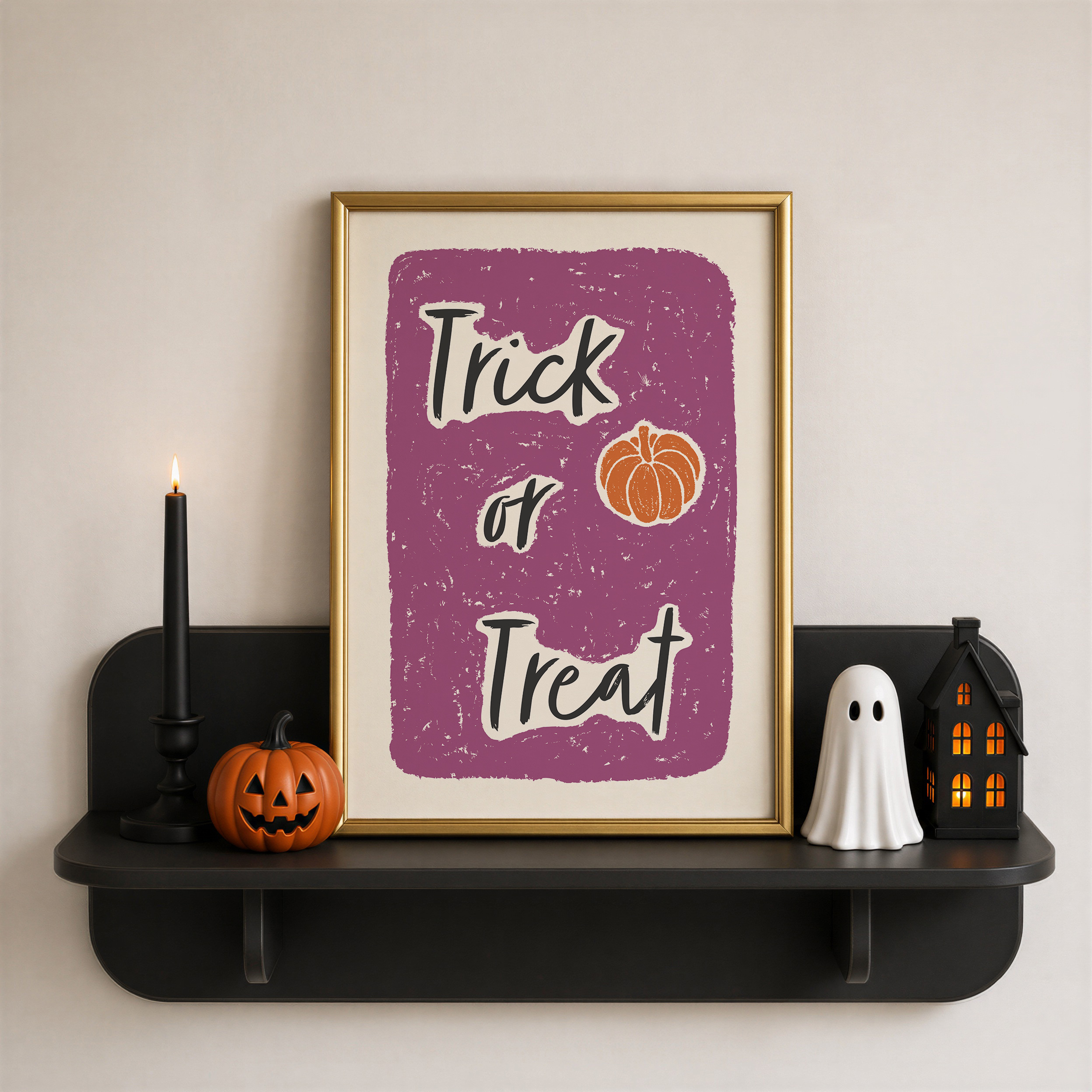 Trick or Treat Sketch Print - Image 2