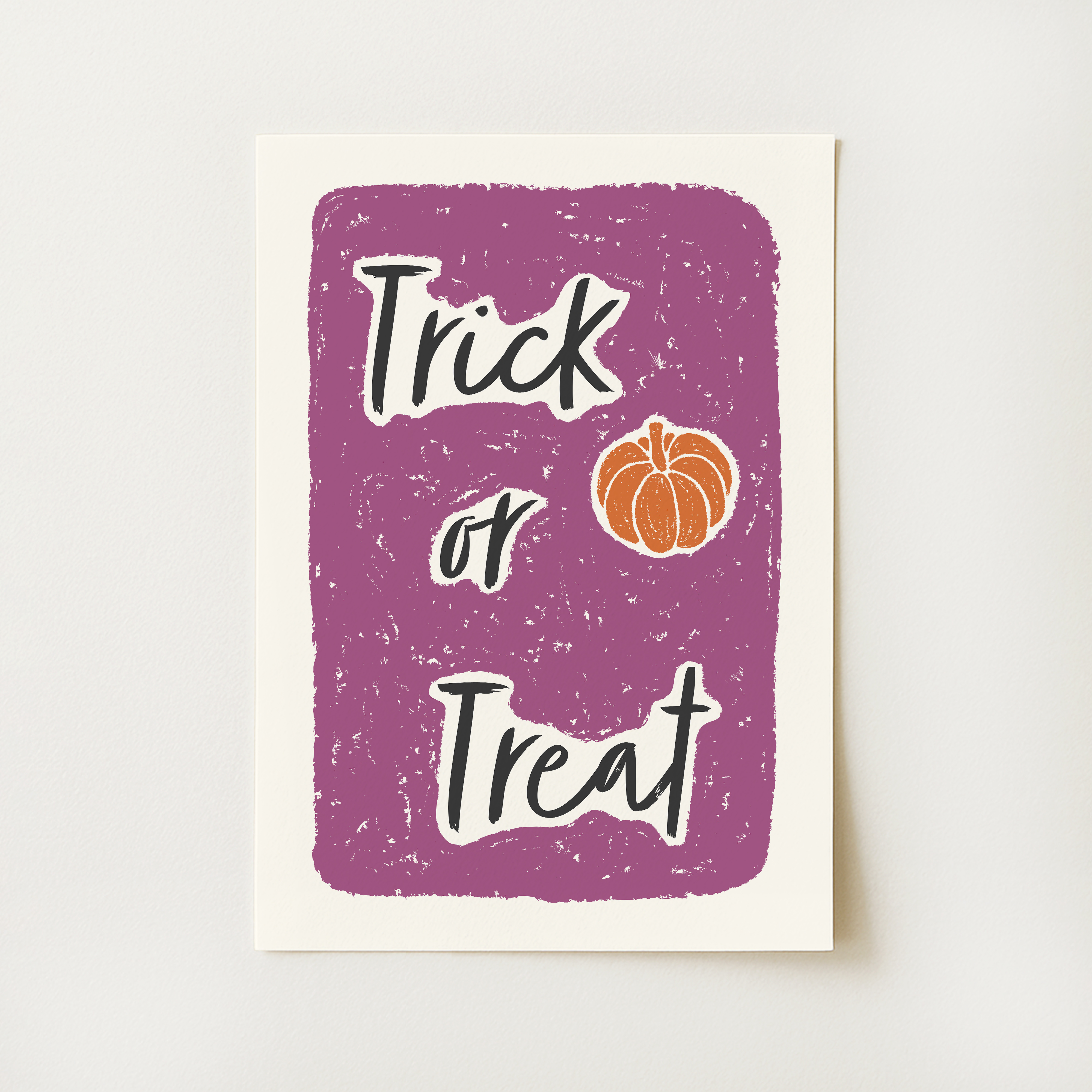 Trick or Treat Sketch Print