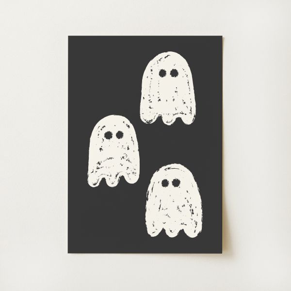 Ghosts Sketch Print
