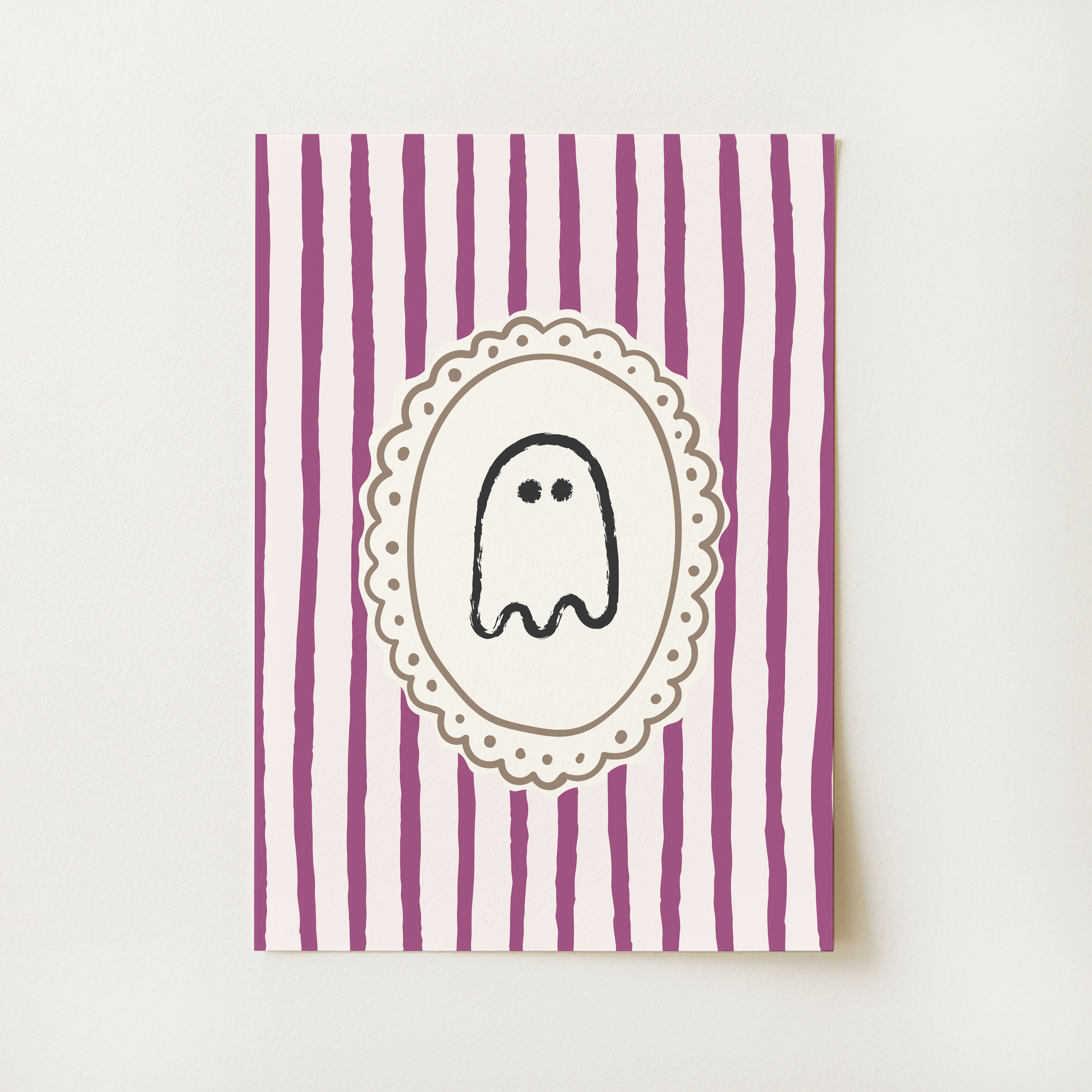 Striped Ghost Print