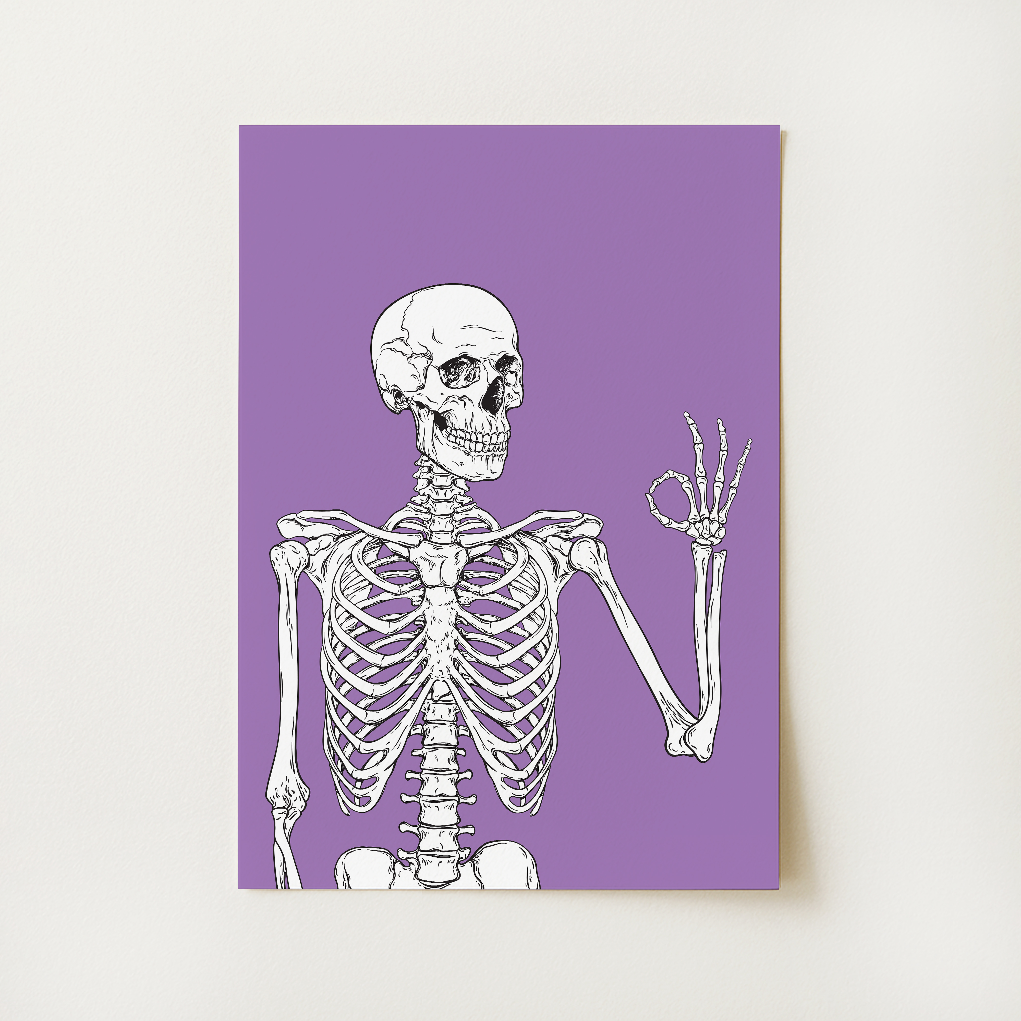 Skeleton Print