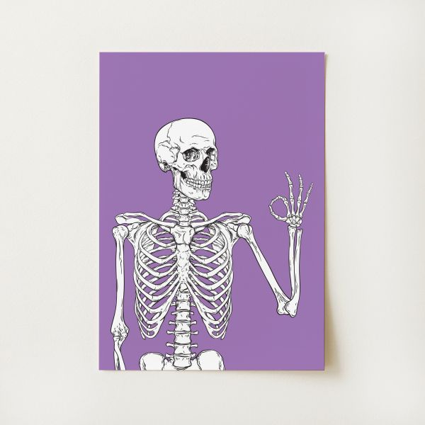Skeleton Print