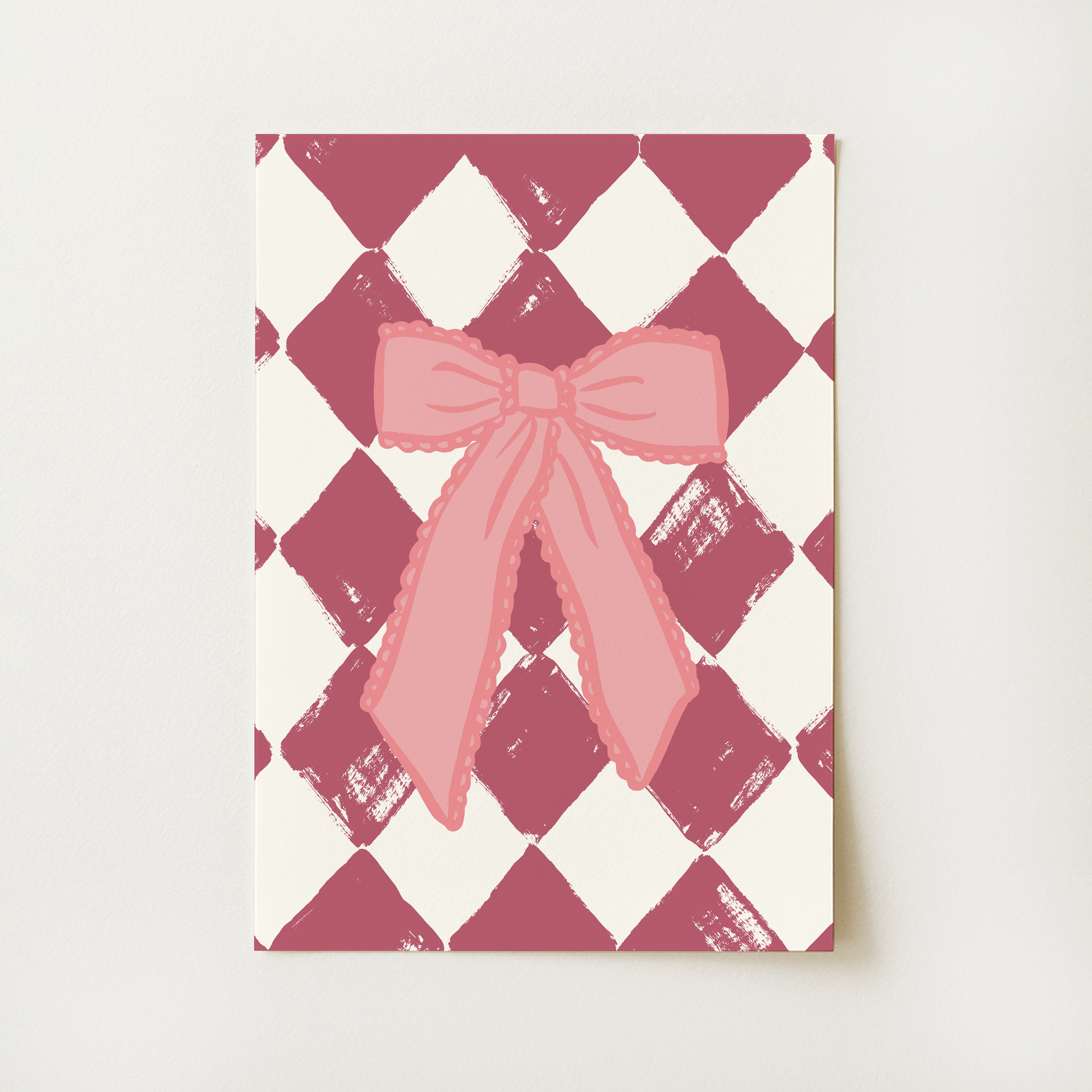 Vintage Bow Print