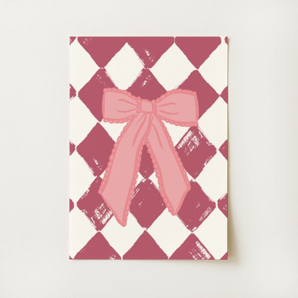 Vintage Bow Print