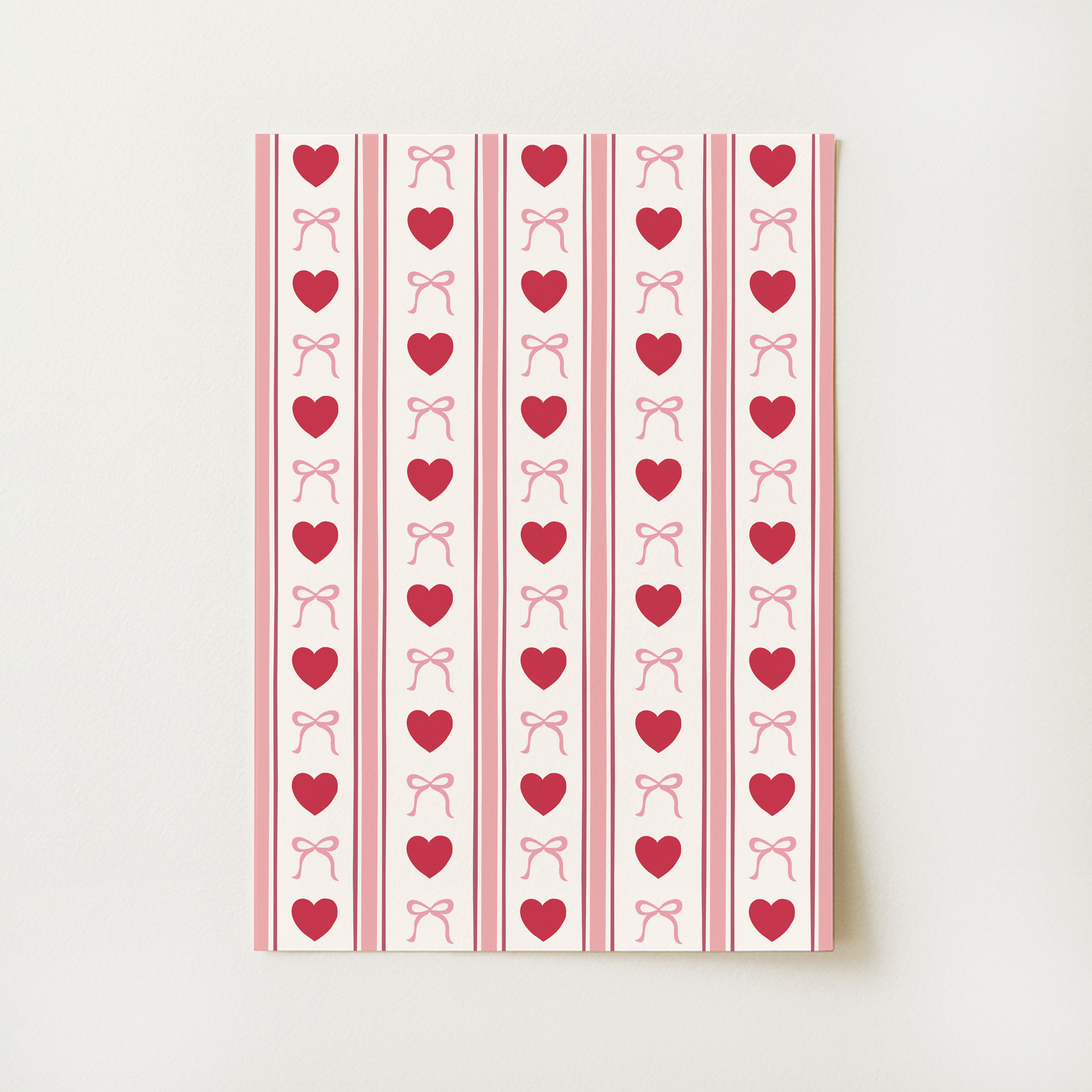 Coquette Heart Print