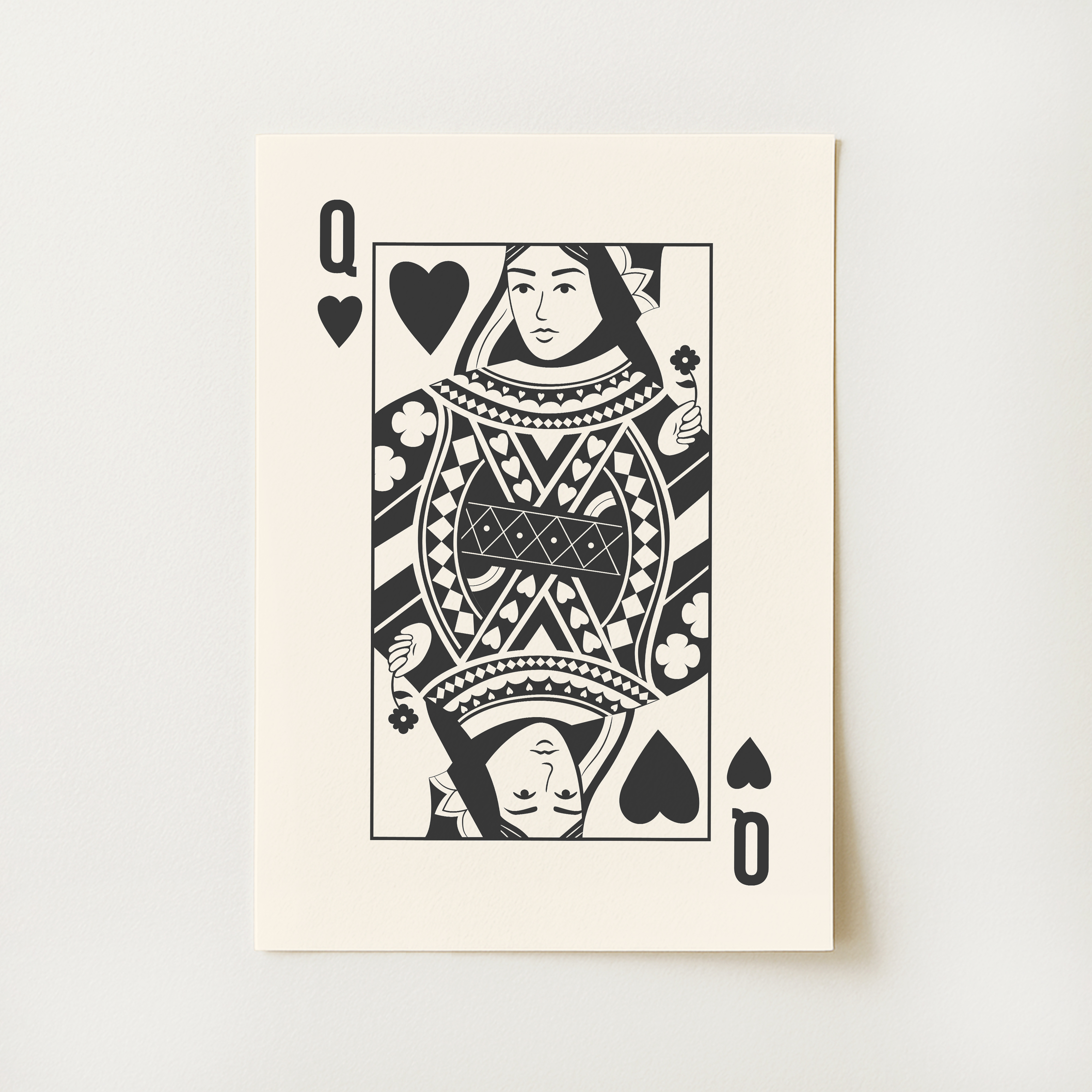 Queen of Hearts Print