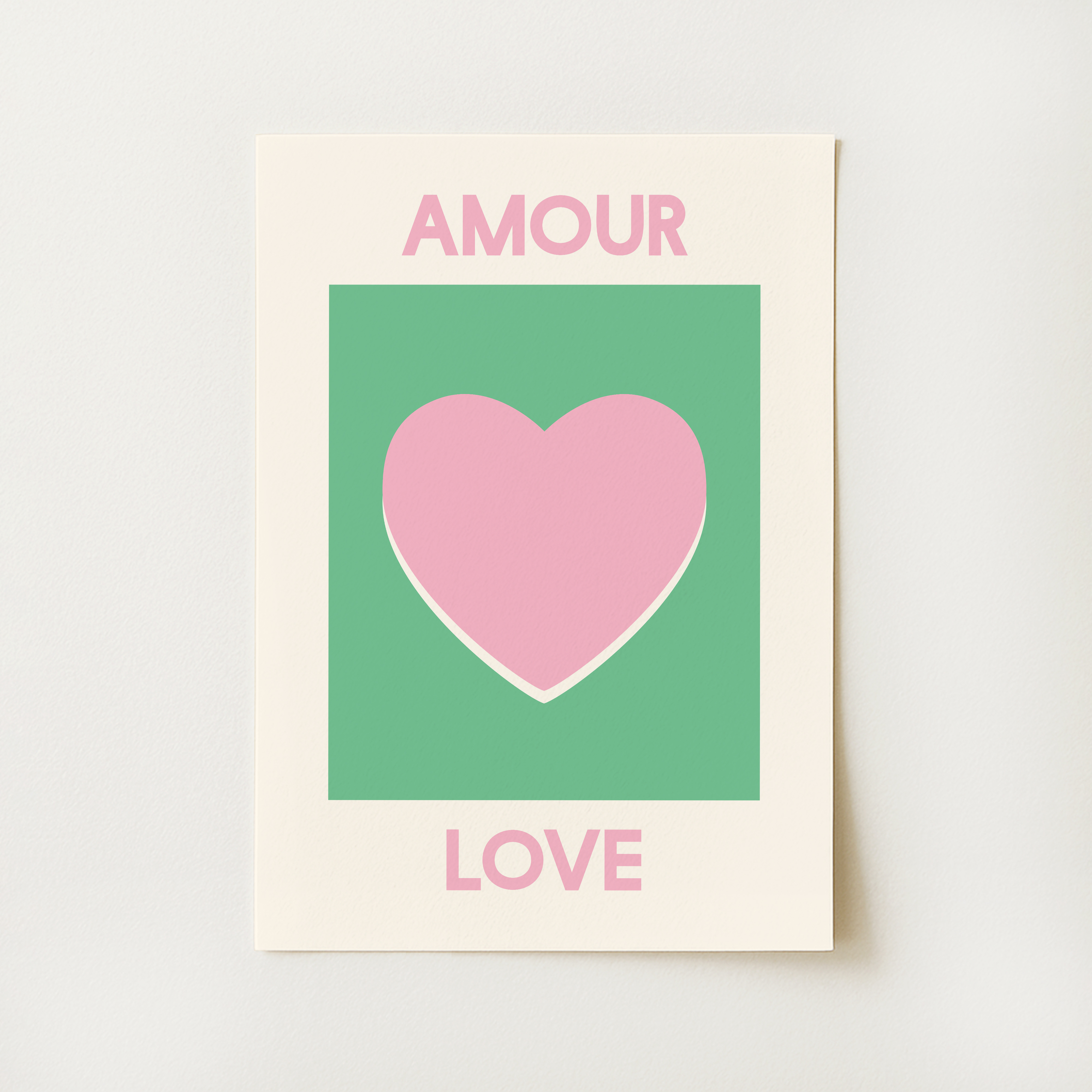 Amour Love Print