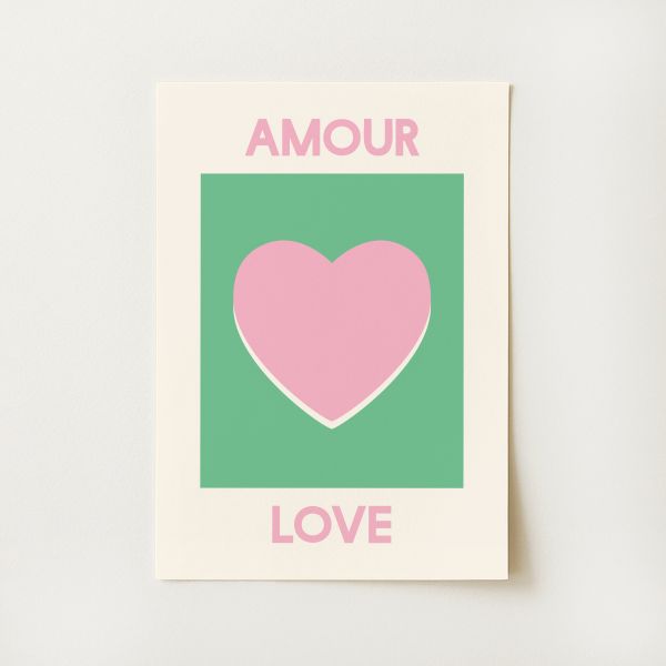 Amour Love Print