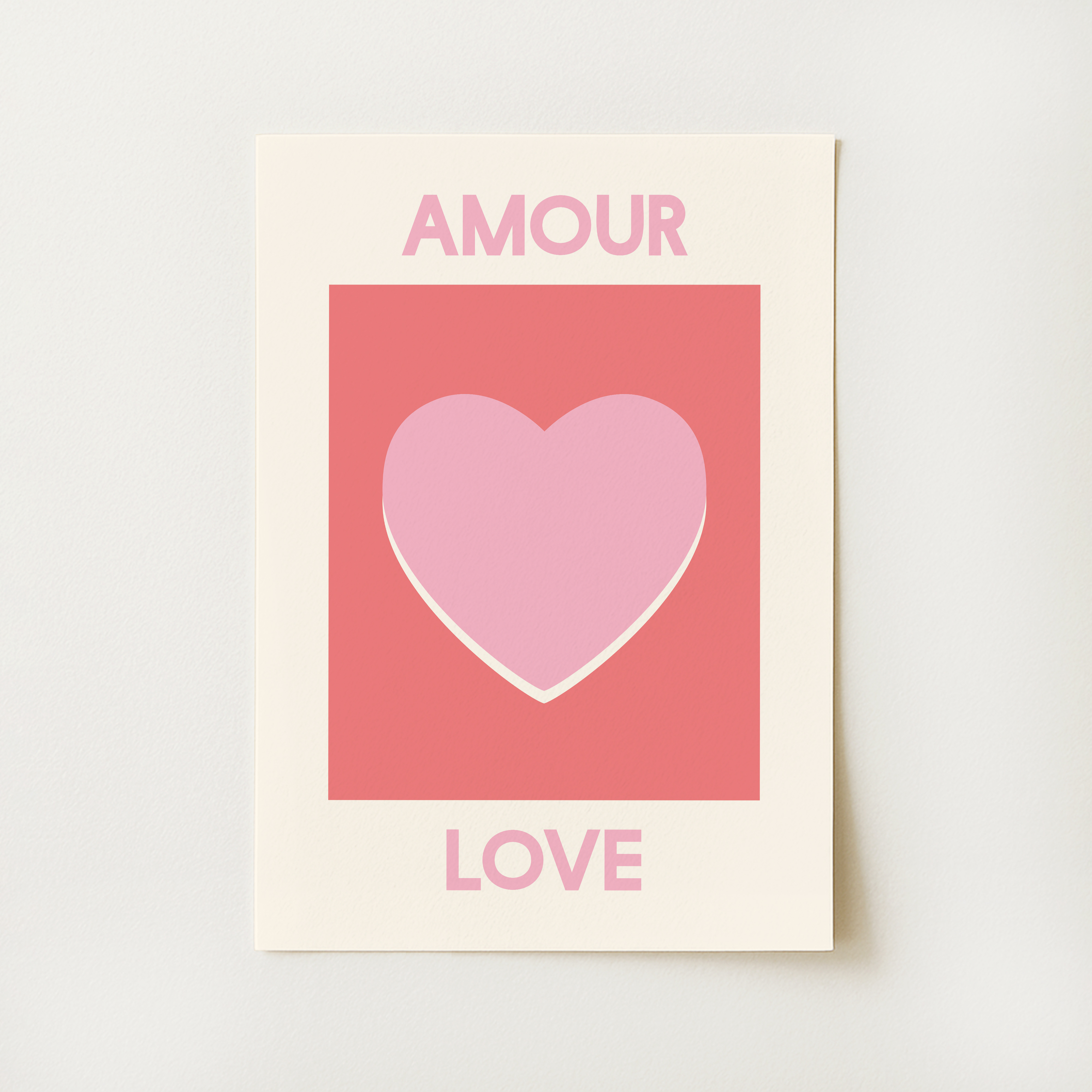 Amour Love Print