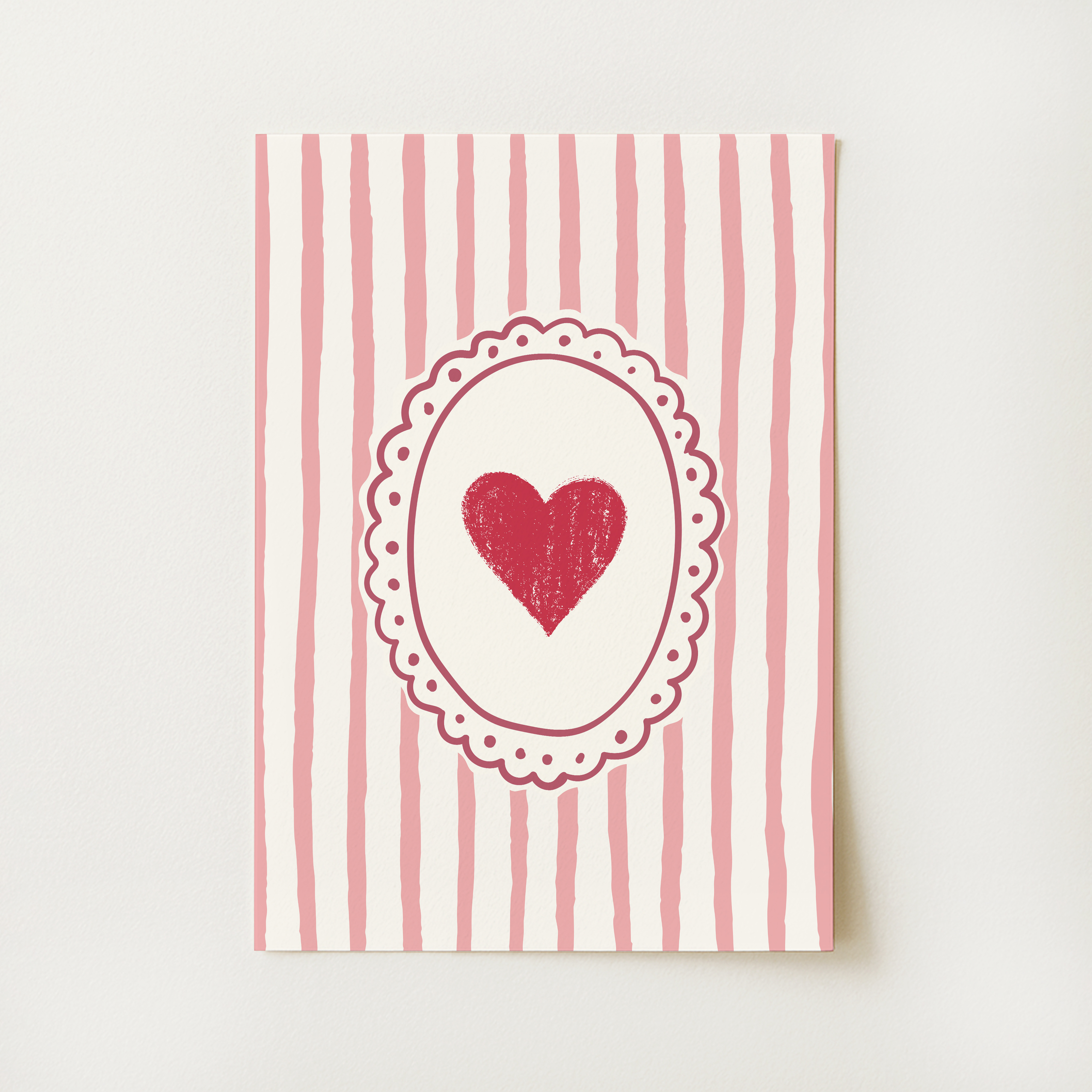 Vintage Valentines Print