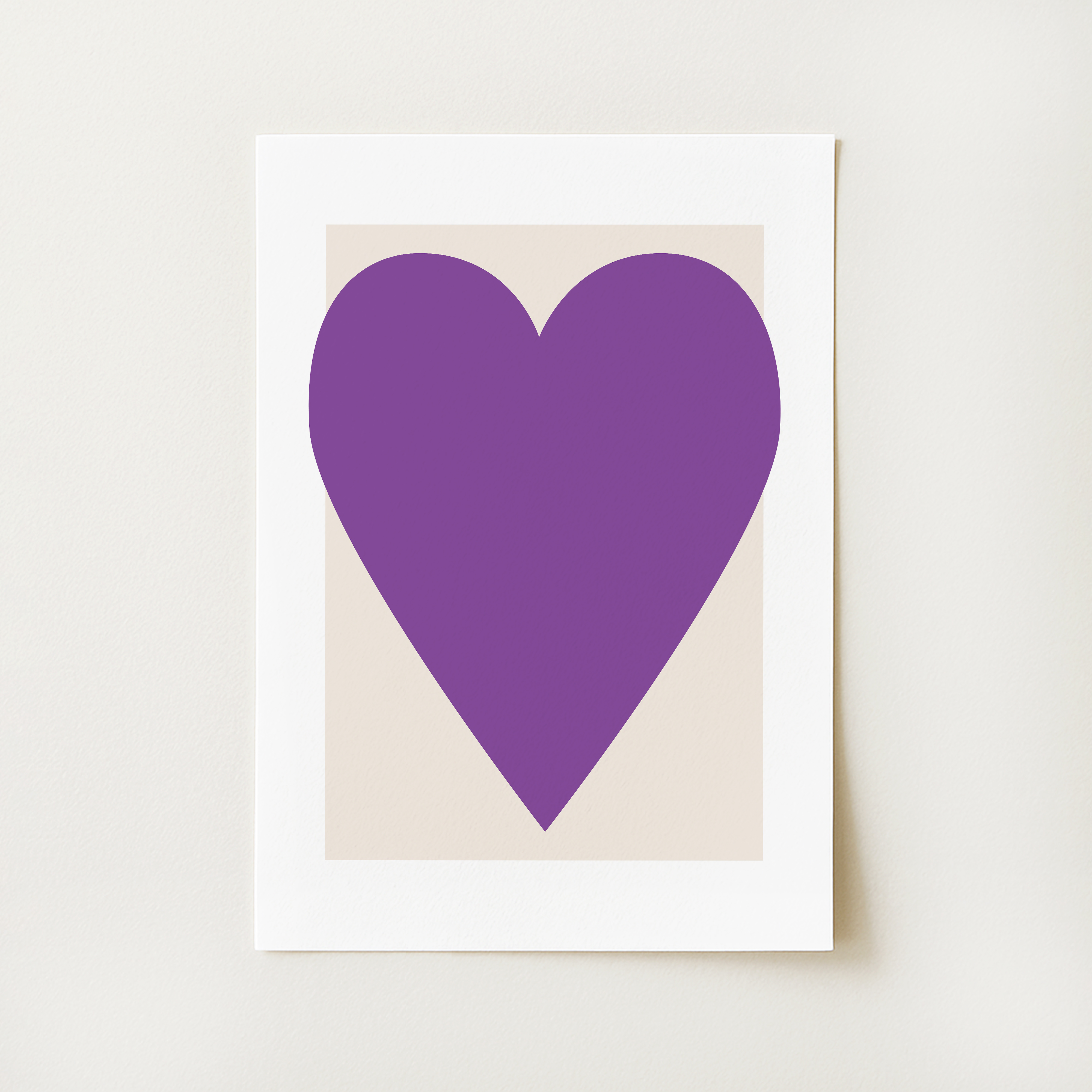 Purple Heart Print