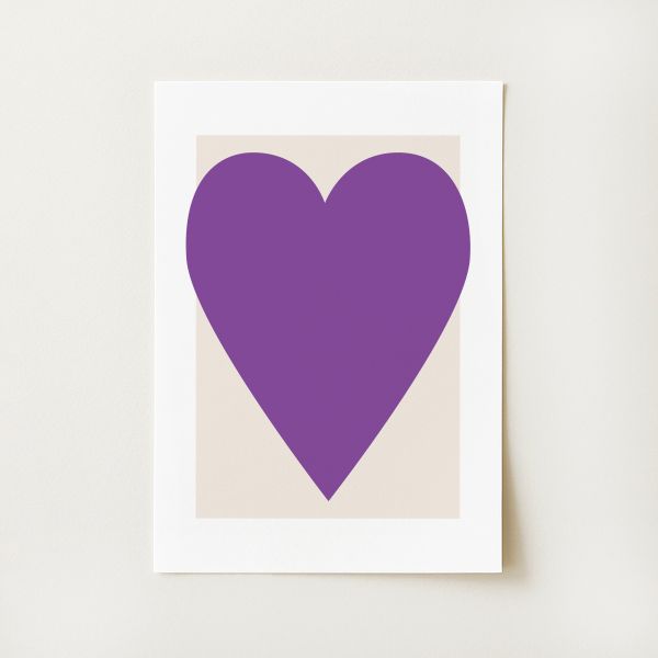 Purple Heart Print