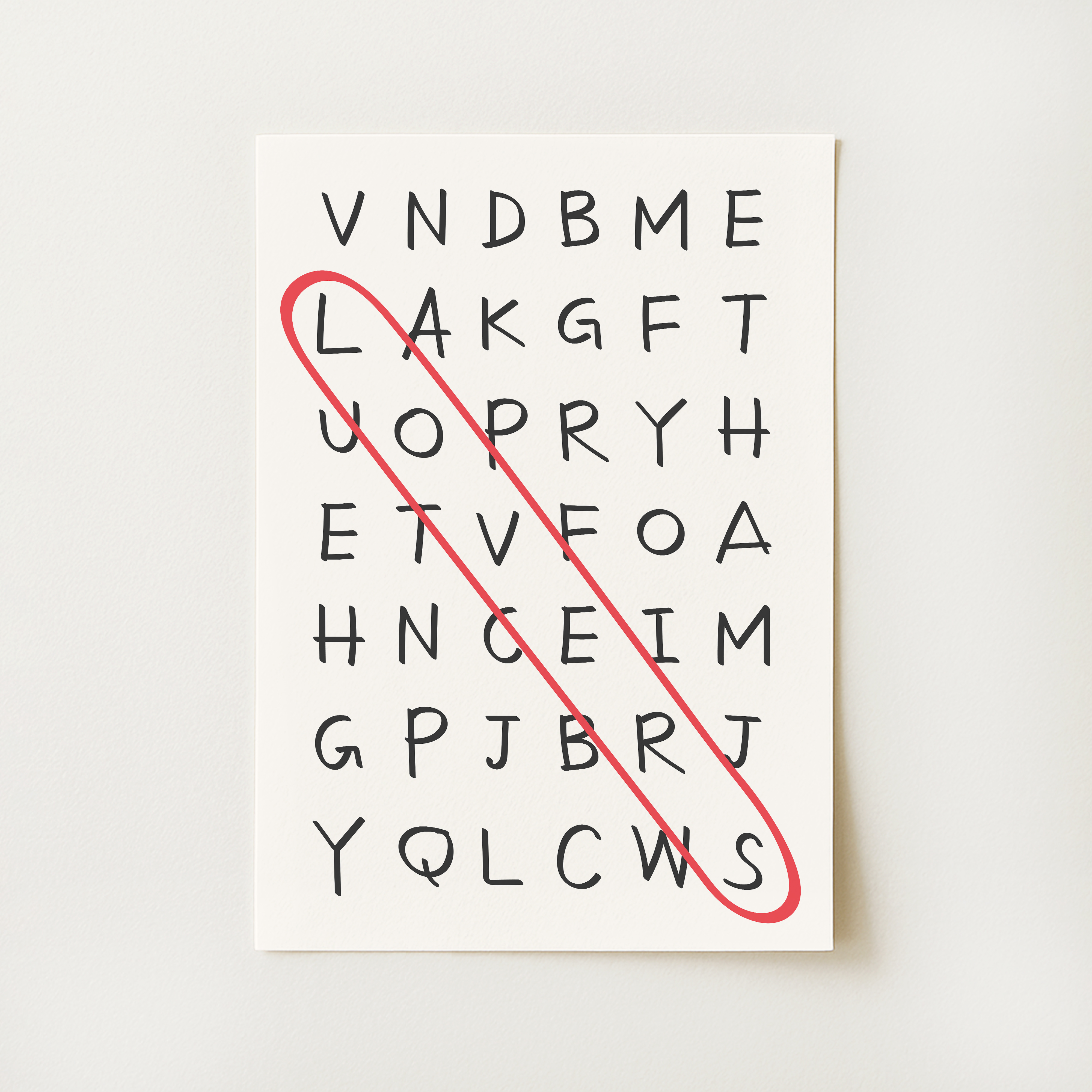 Lovers Word Search Print