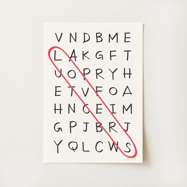 Lovers Word Search Print