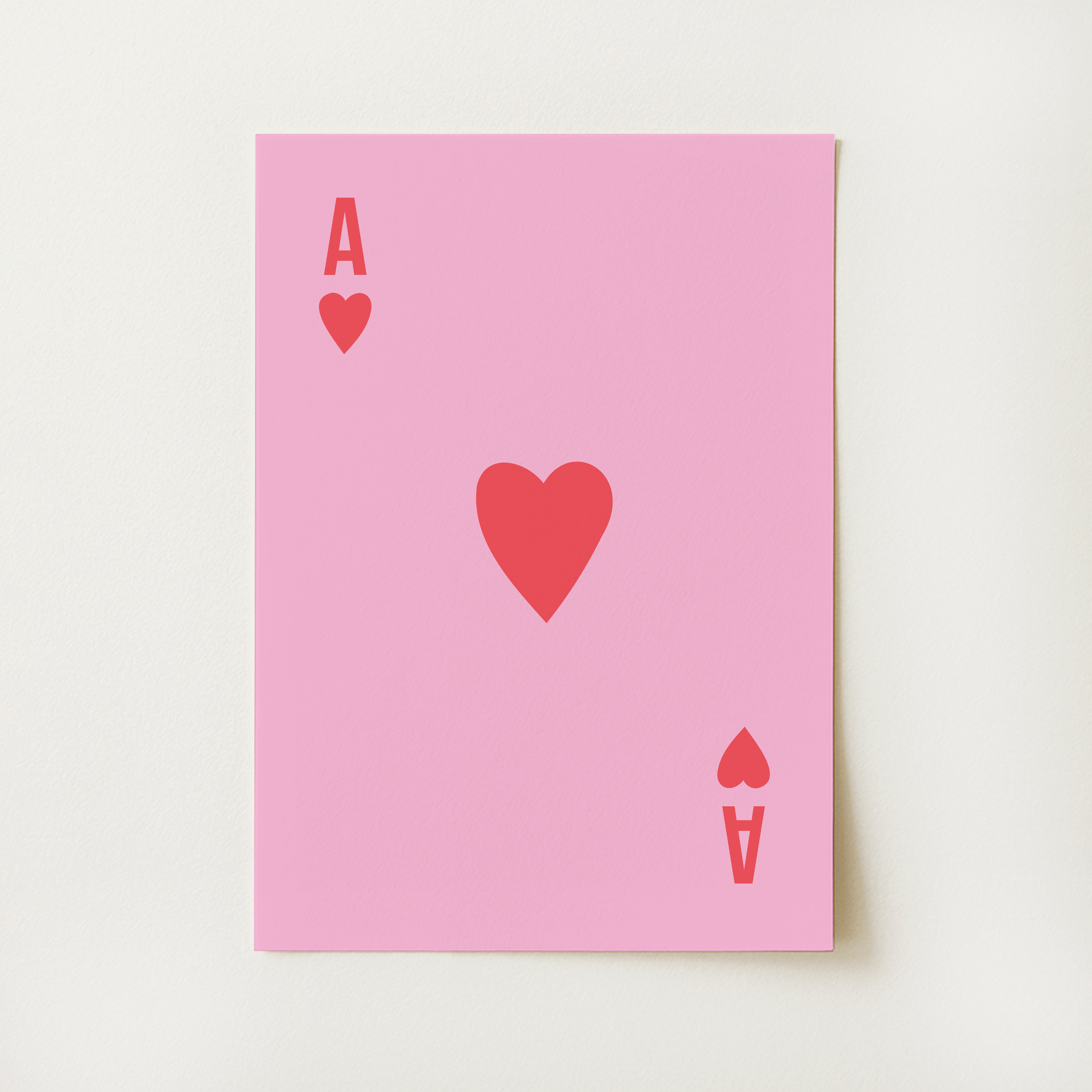 Ace of Hearts Print