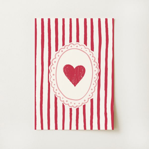 Vintage Valentines Print