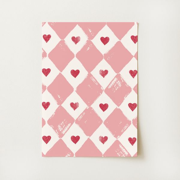 Vintage Valentines Print