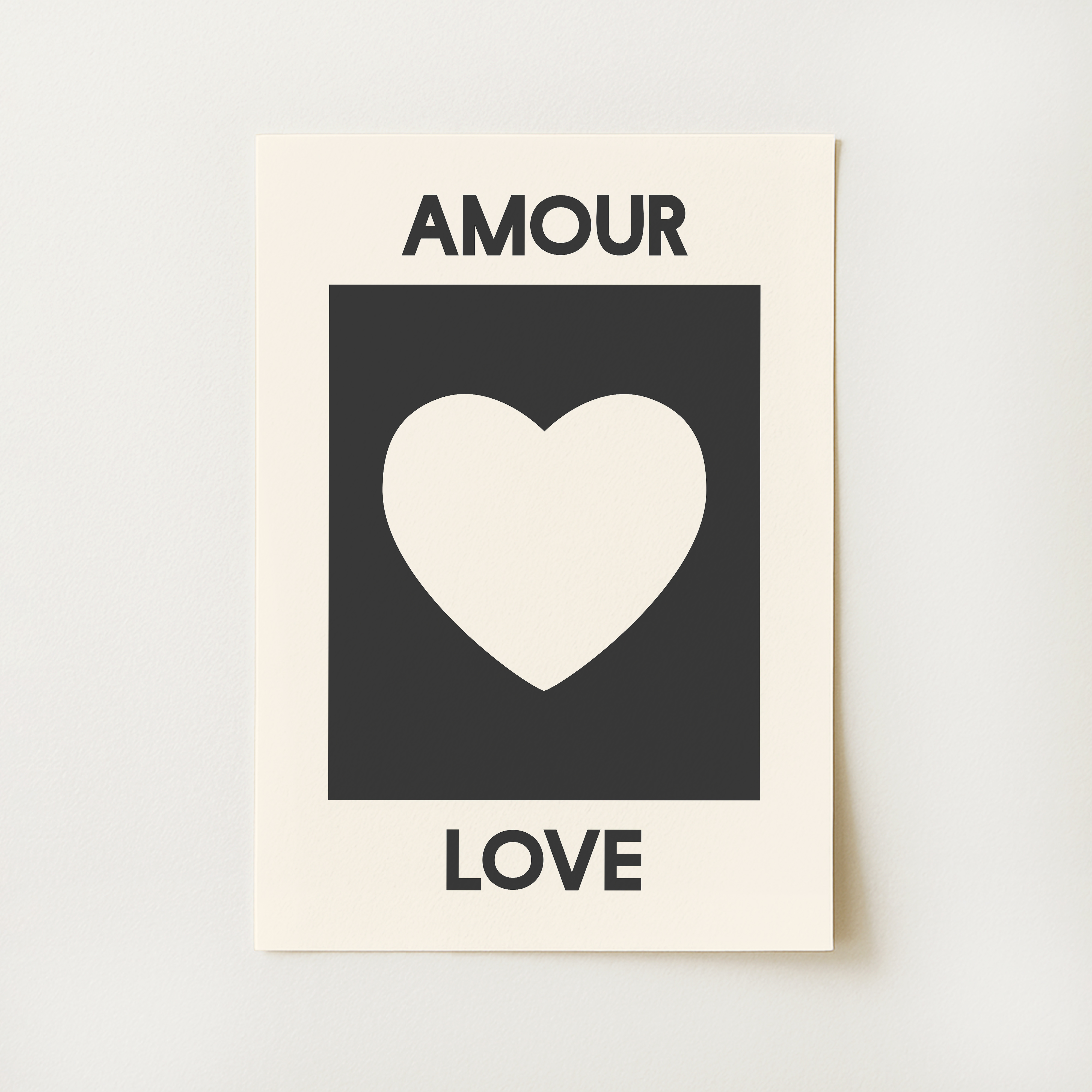Amour Love Print