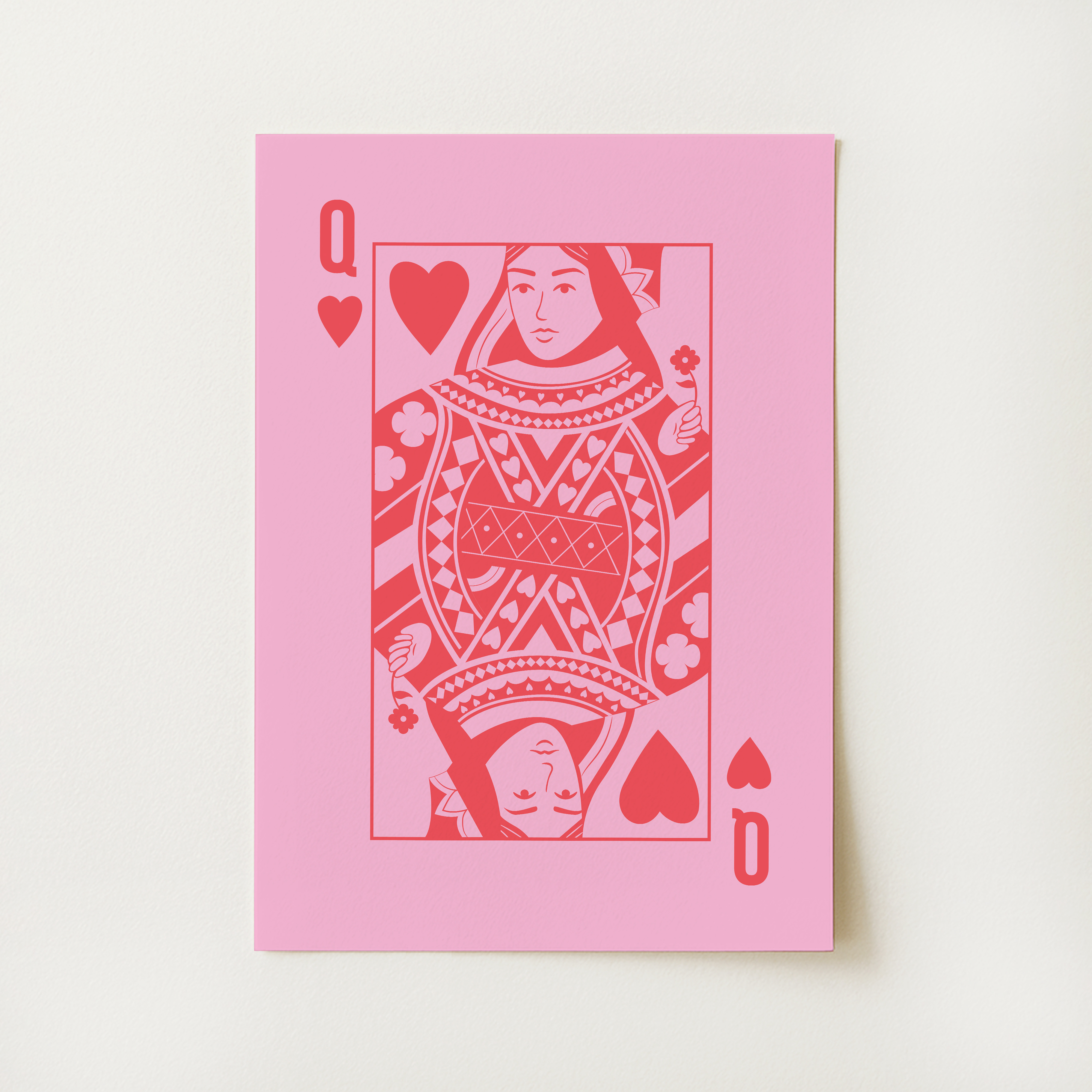 Queen of Hearts Print