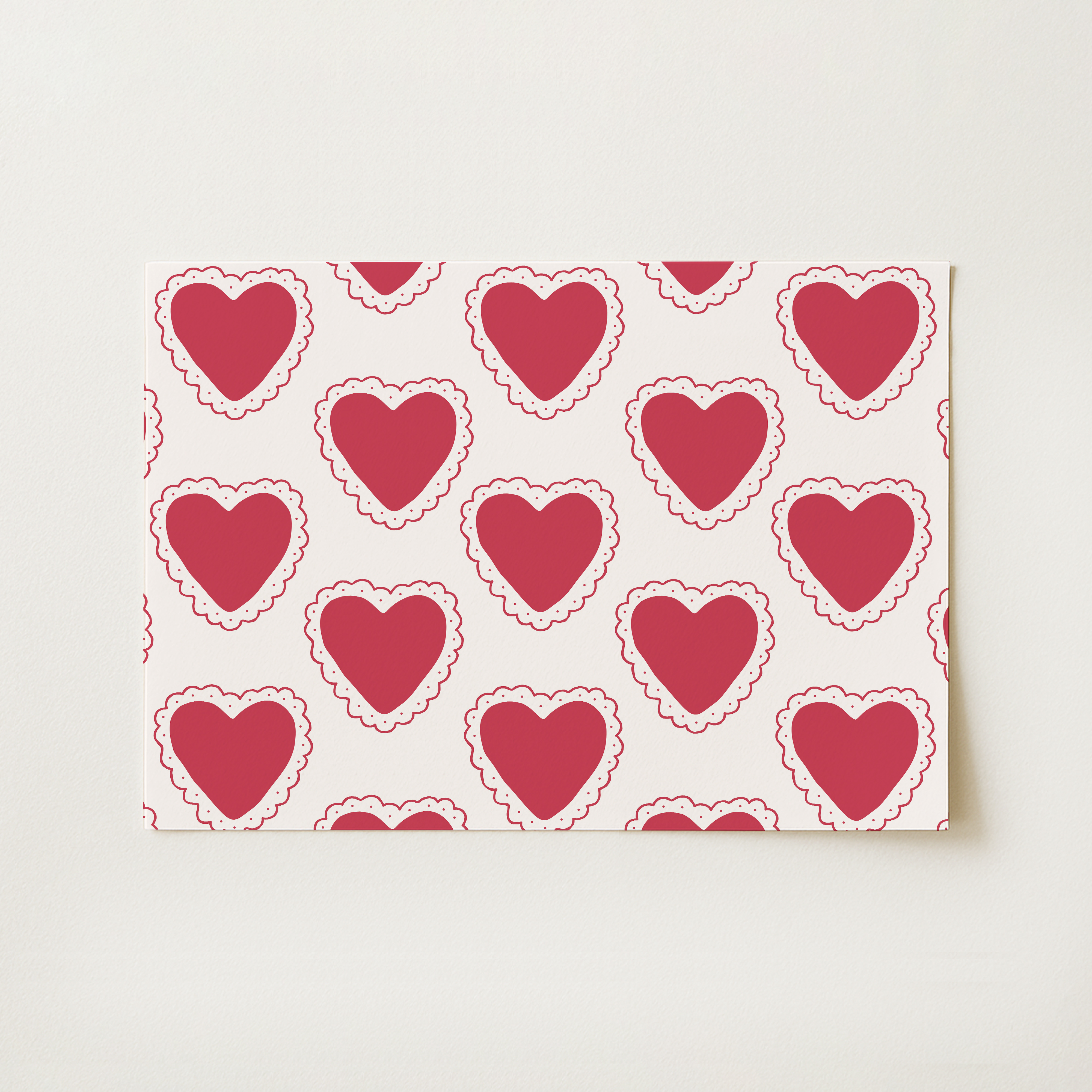 Vintage Valentines Print