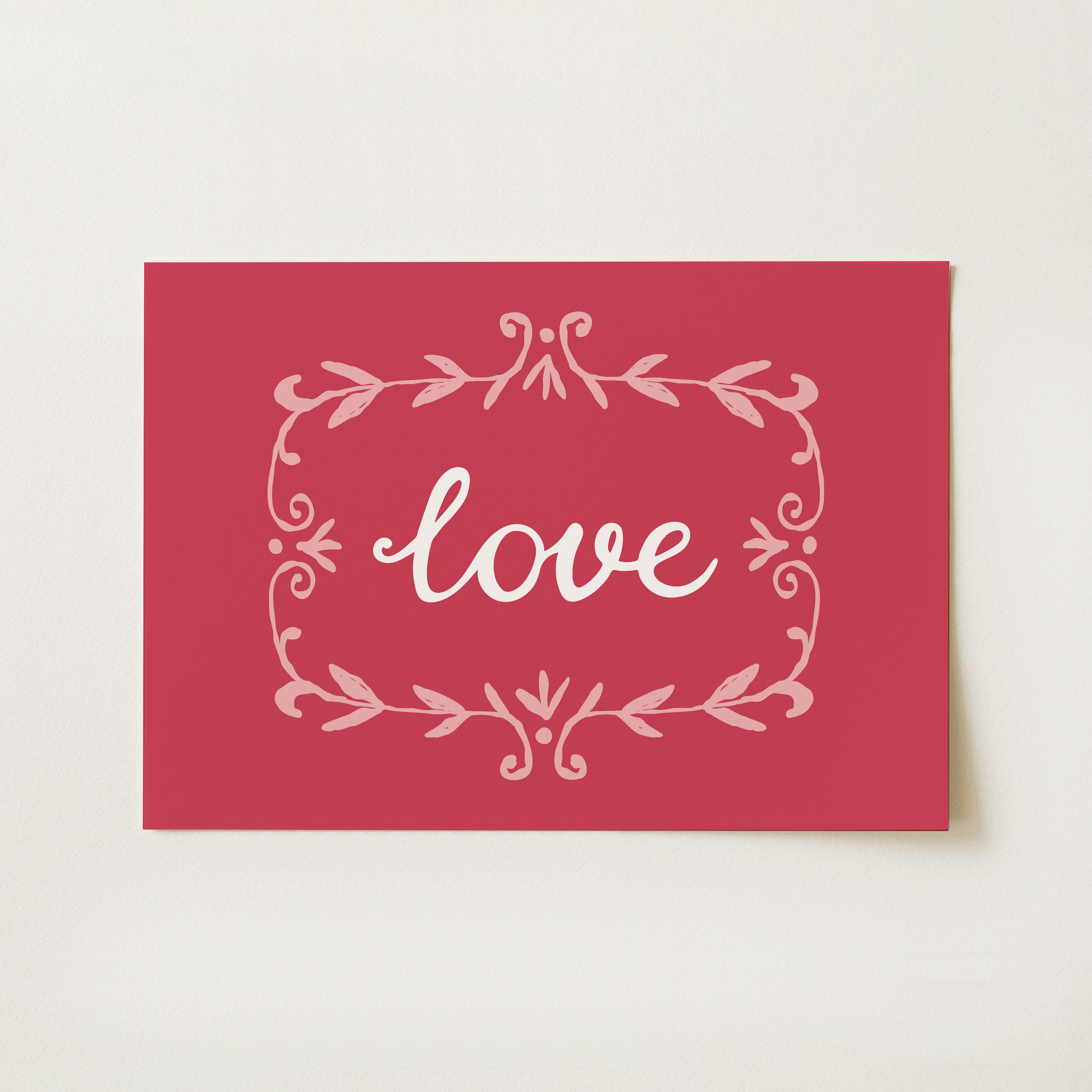 Vintage Valentines Print
