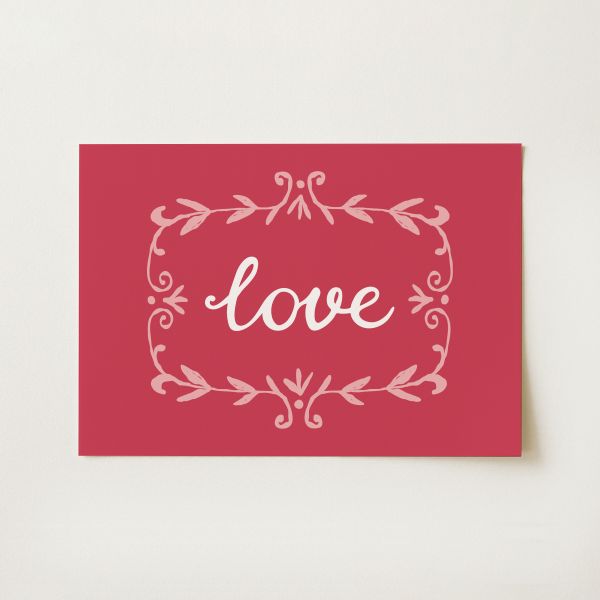 Vintage Valentines Print