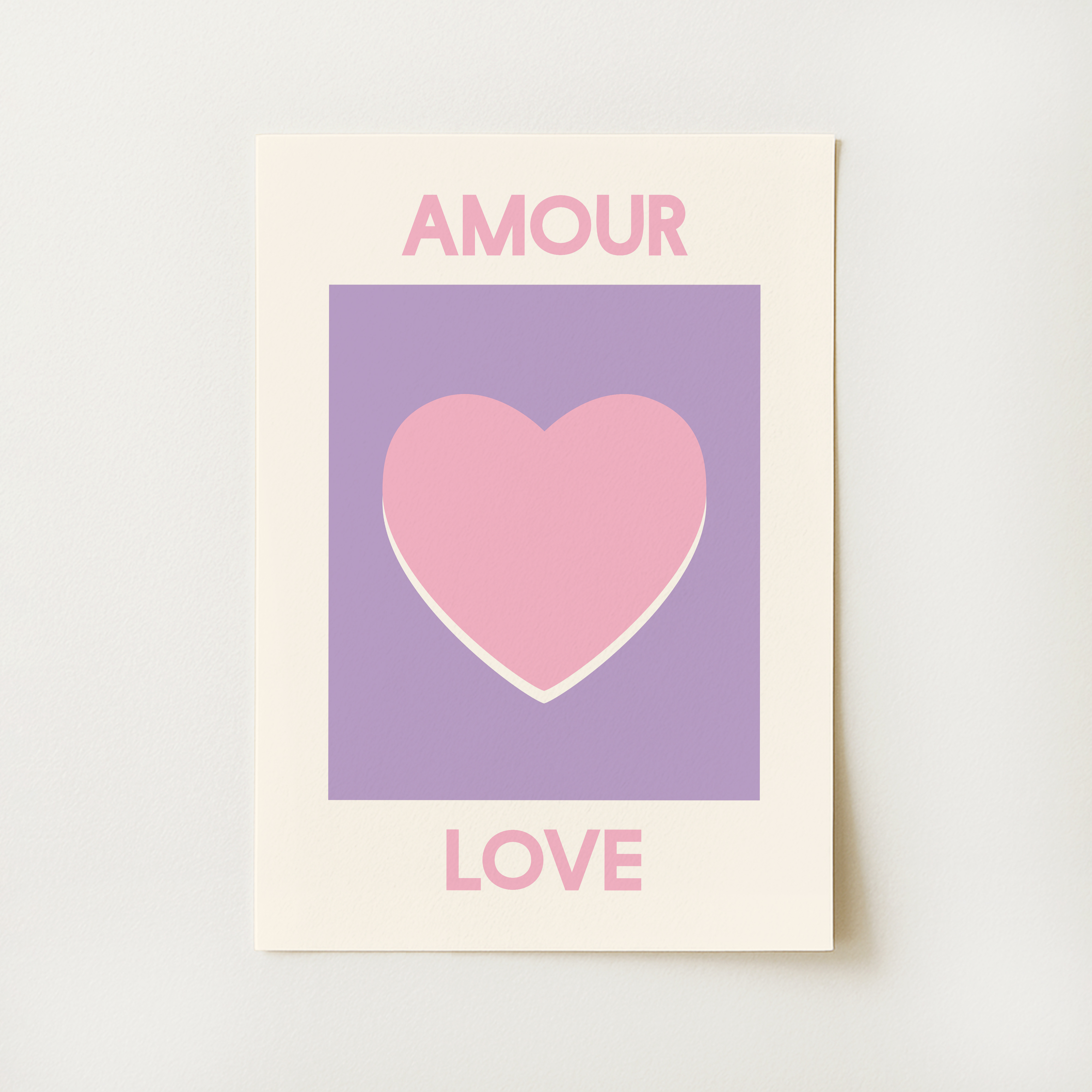 Amour Love Print