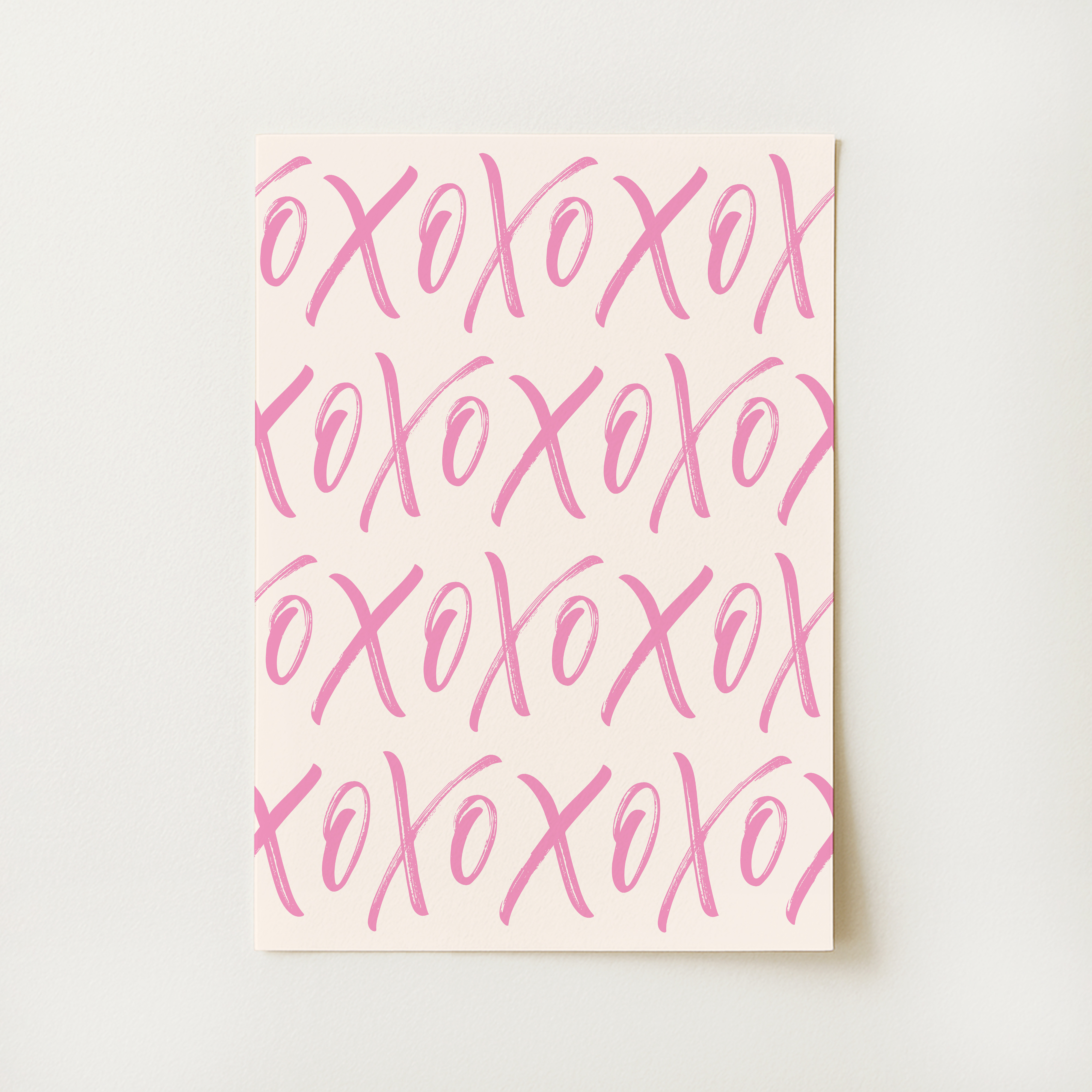 XOXO Script Print