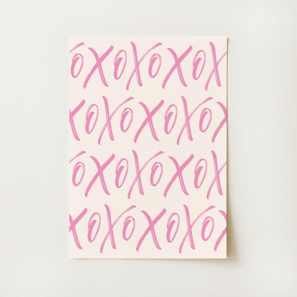 XOXO Script Print