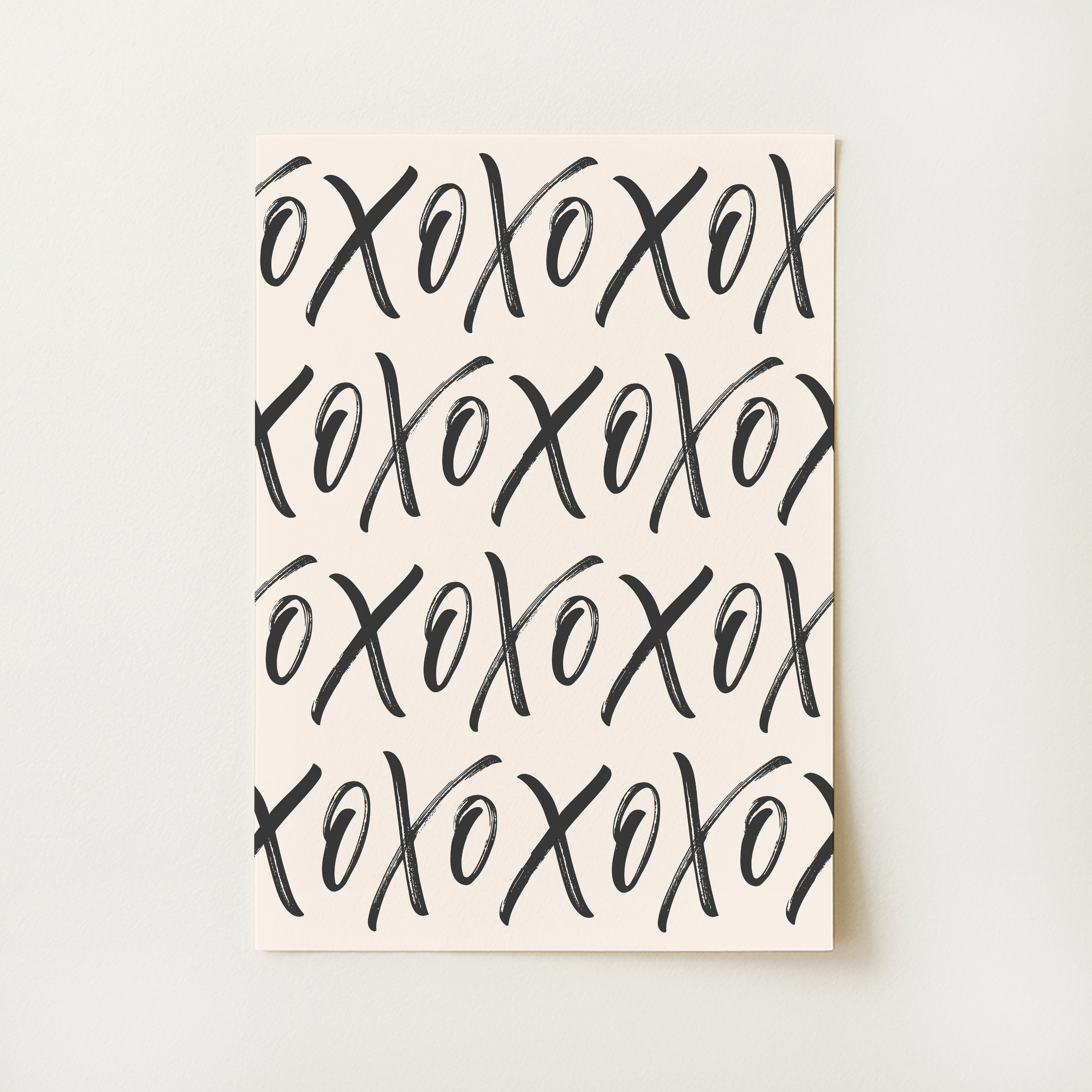 XOXO Script Print