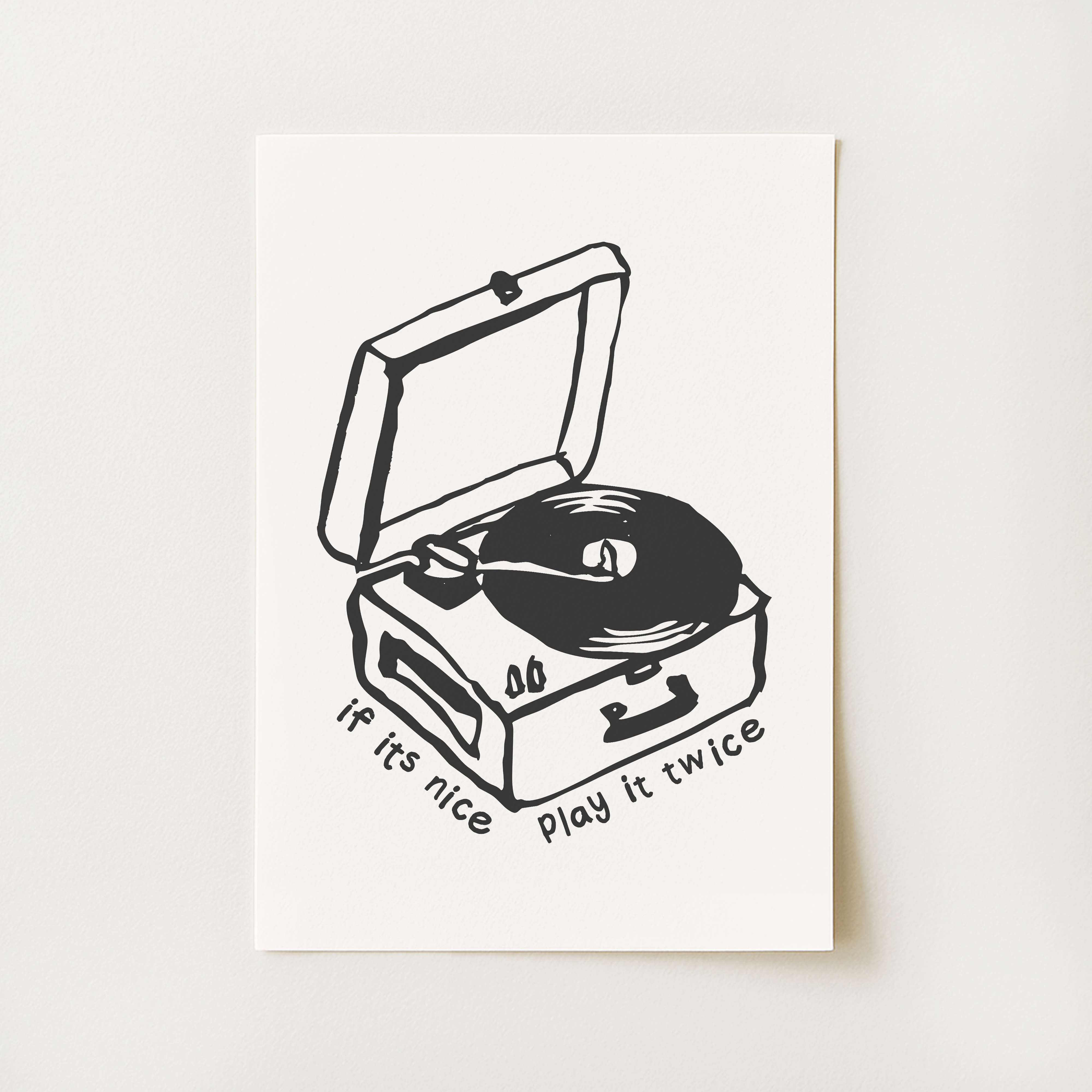 Record Player Print - Image 5