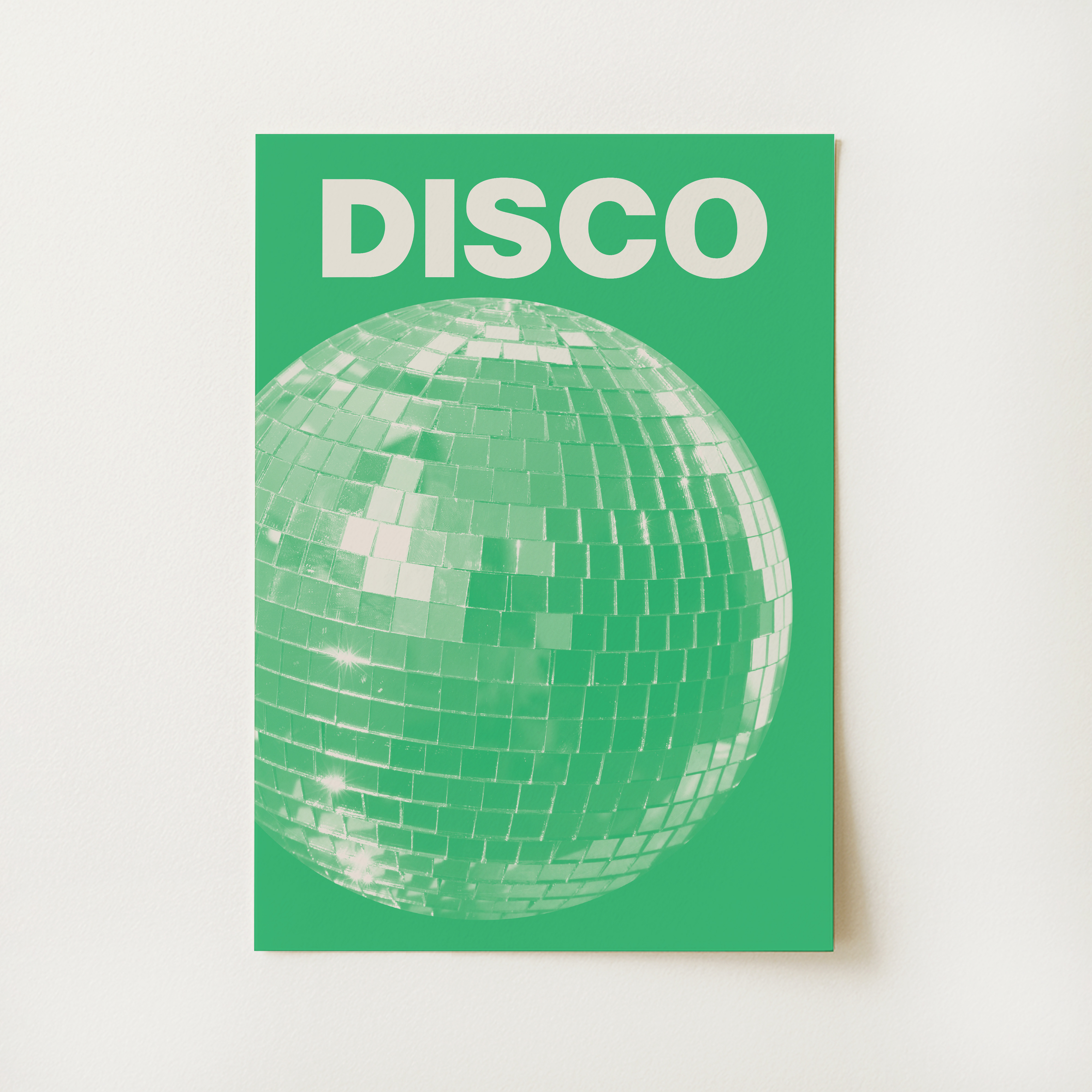 Green Disco Print