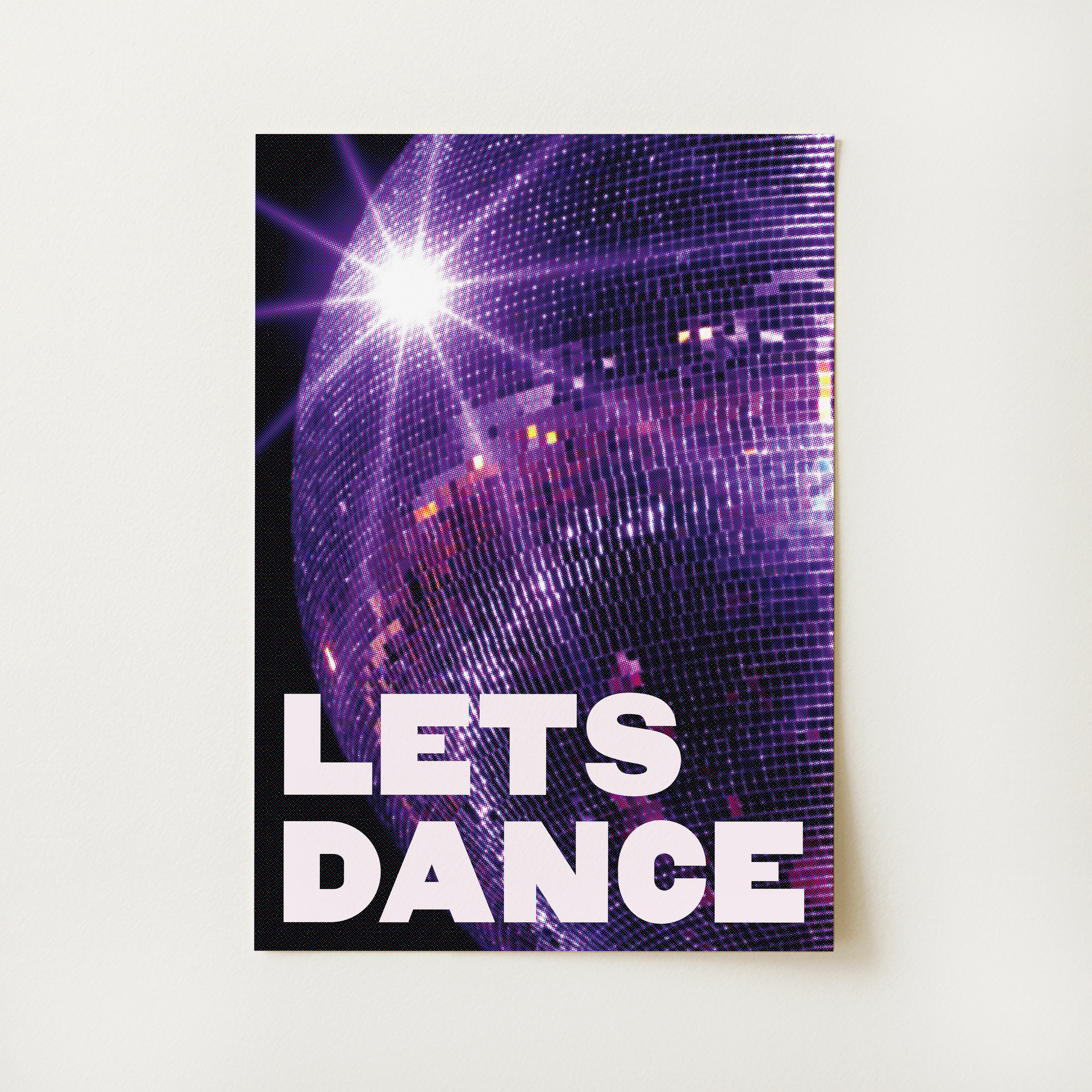 Lets Dance Disco Print