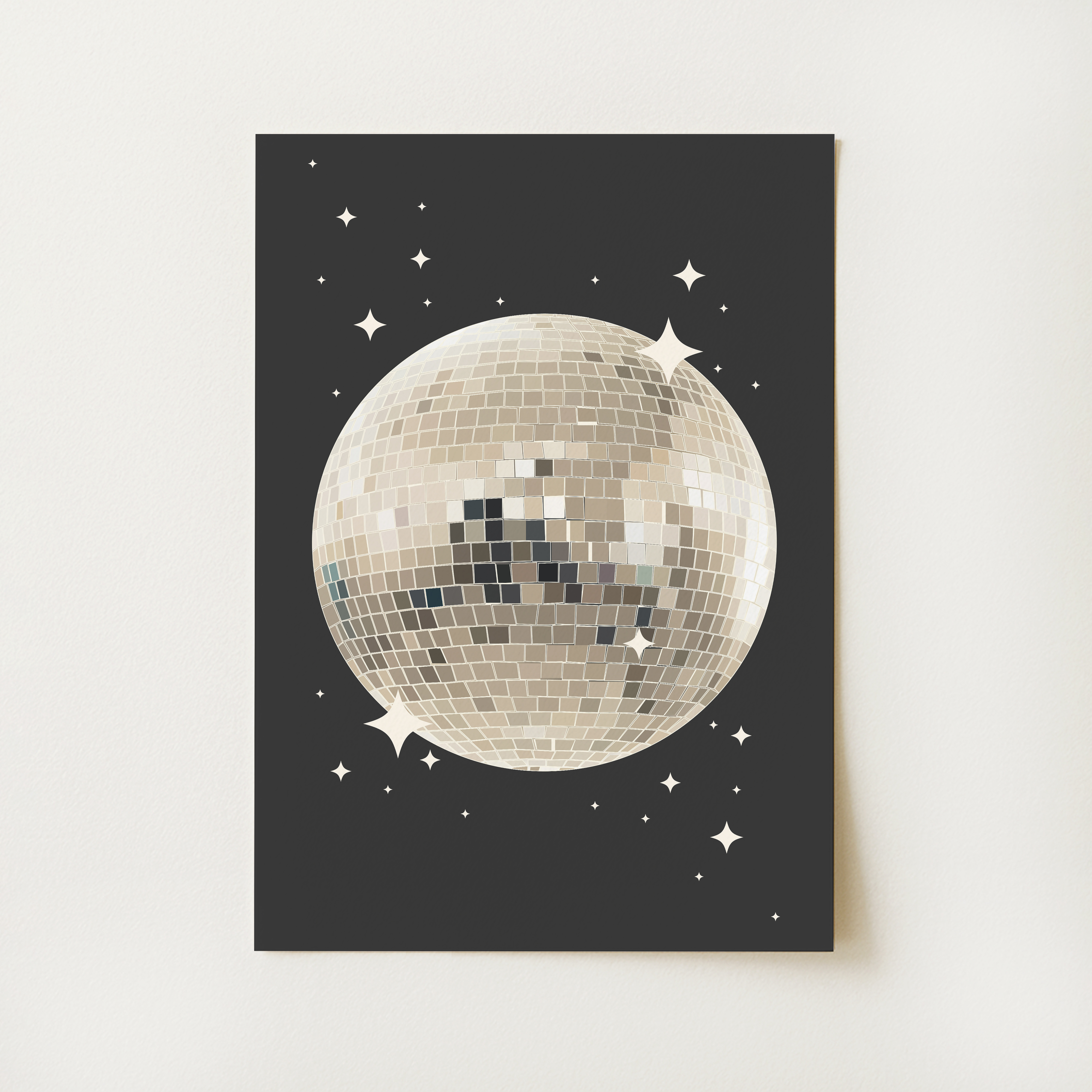 Disco Ball Print