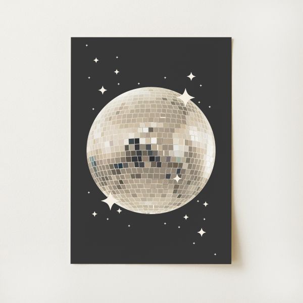 Disco Ball Print