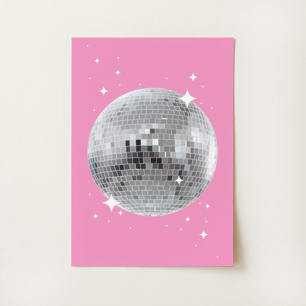 Pink Disco Print