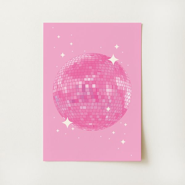 Pink Disco Print