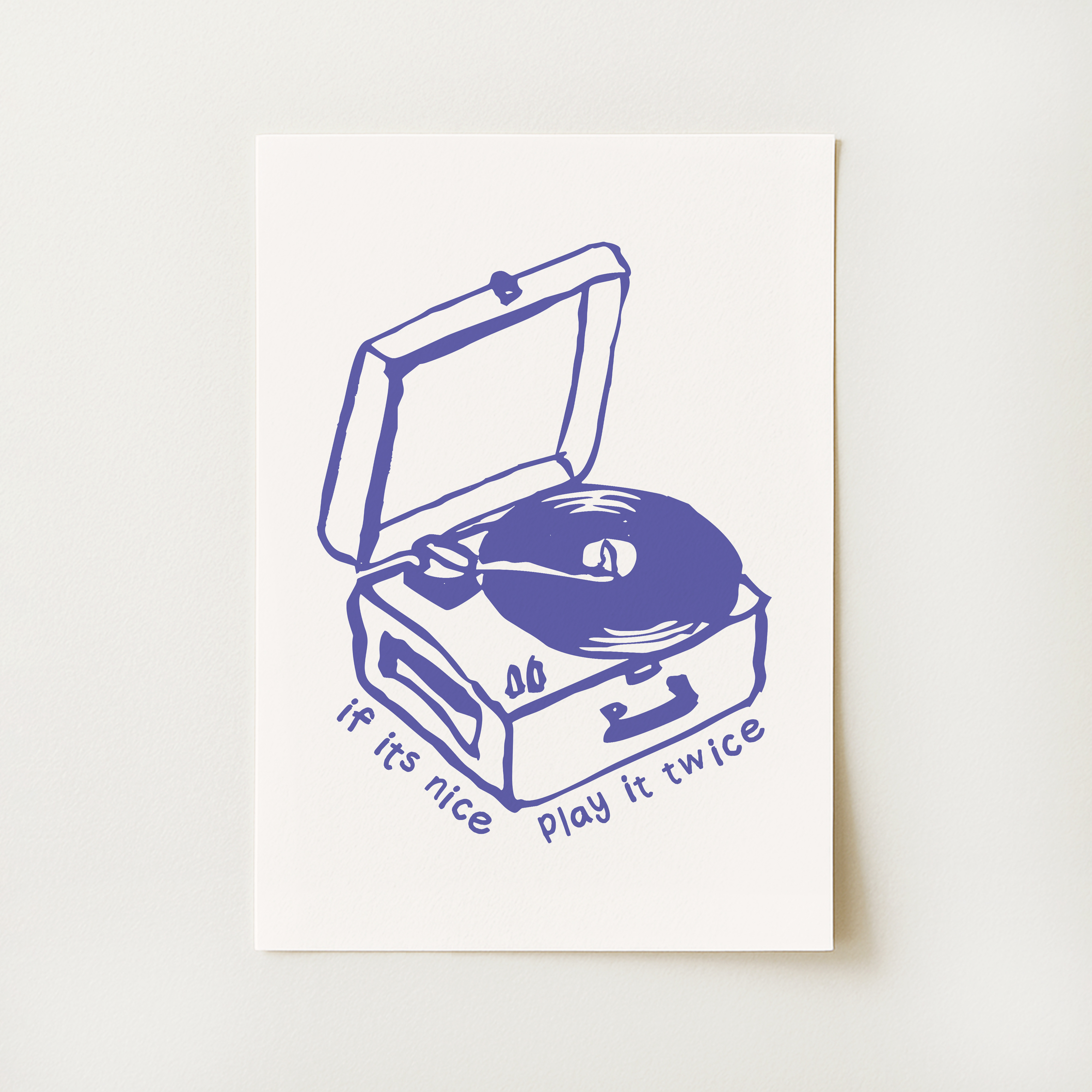 Record Player Print - Image 5