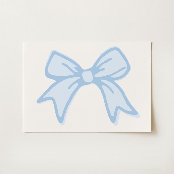 Ribbon Bow Print