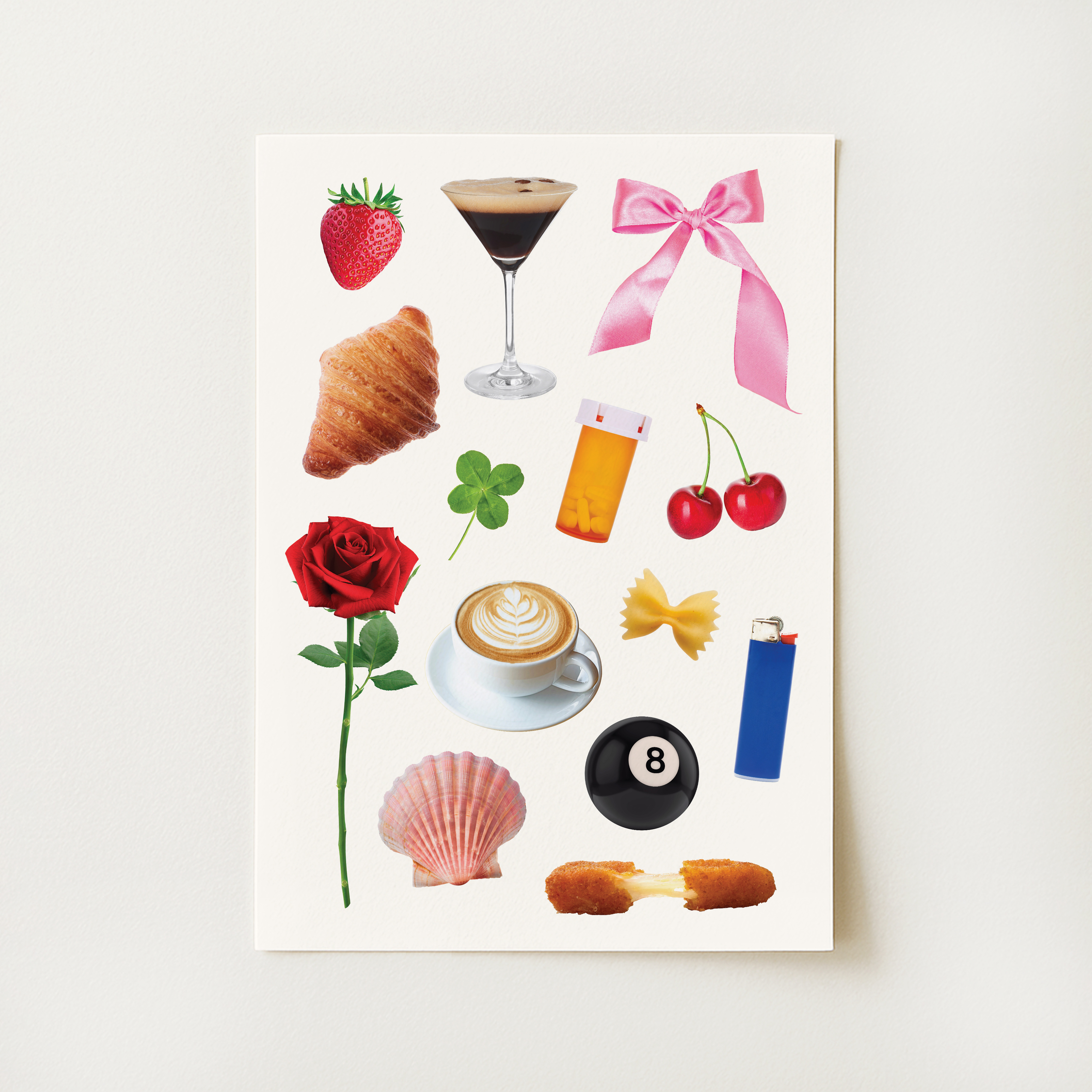 Girly Collage Print