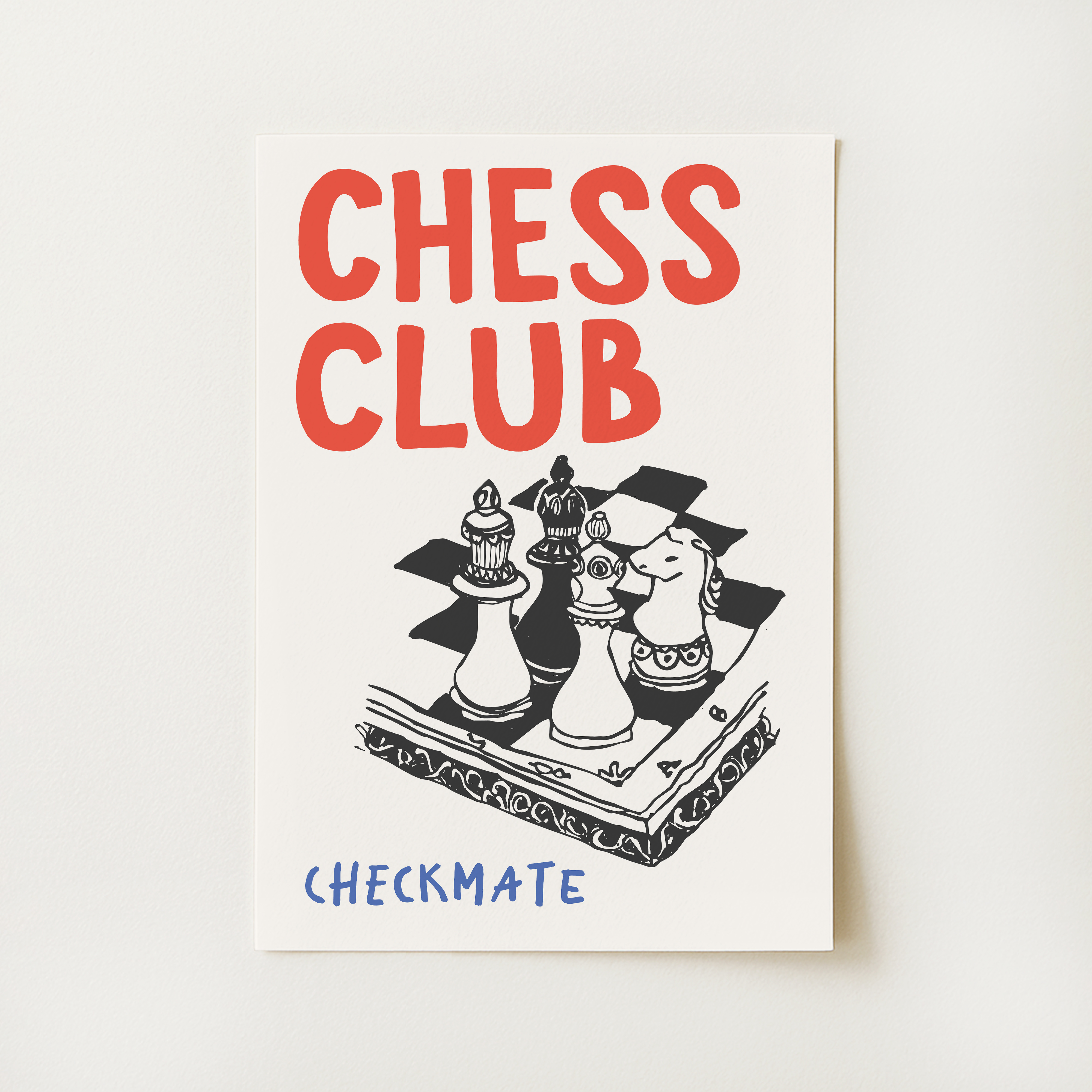 Chess Club Print