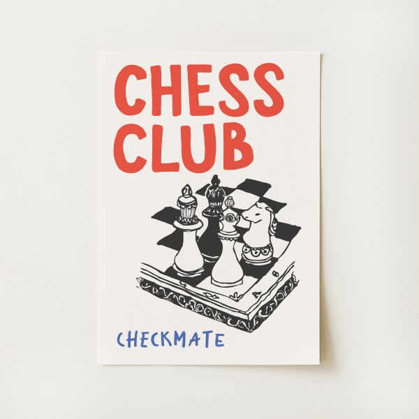Chess Club Print